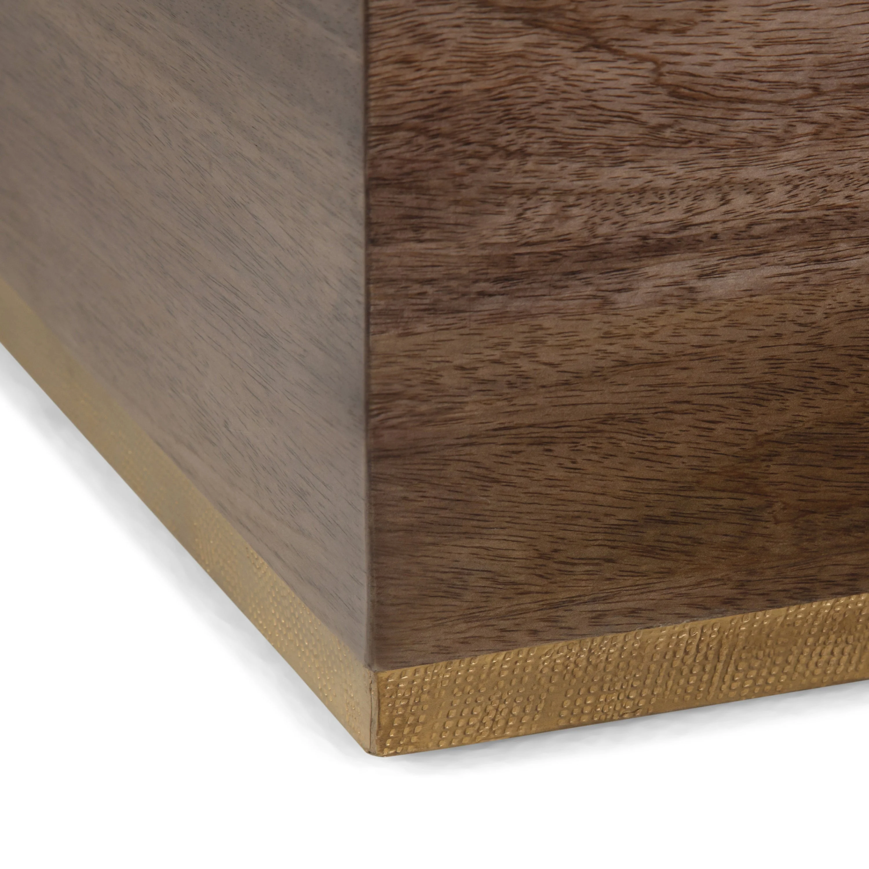 Abba Square Coffee Table - Dark Brown - Image 5