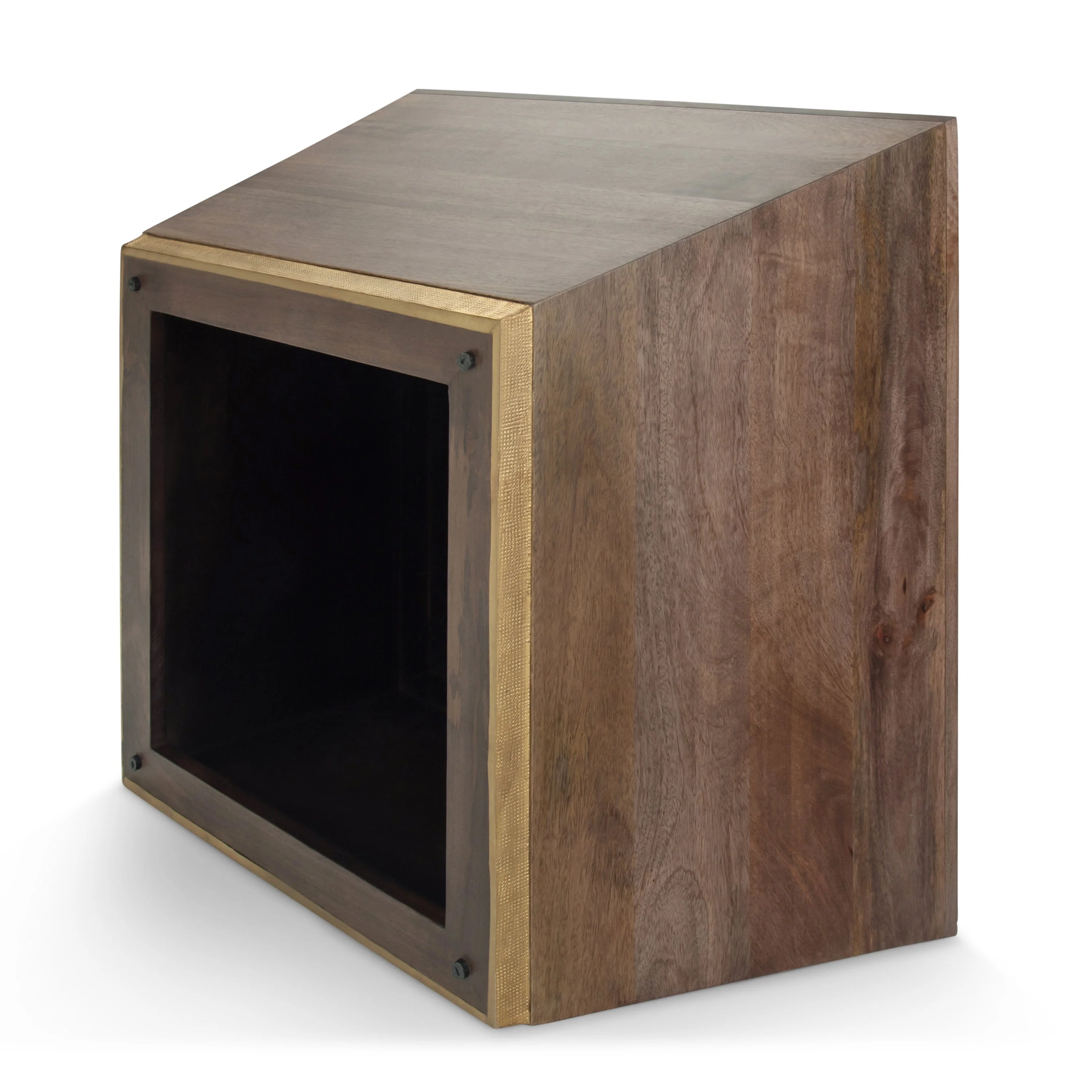 Abba Square Coffee Table - Dark Brown - Image 6