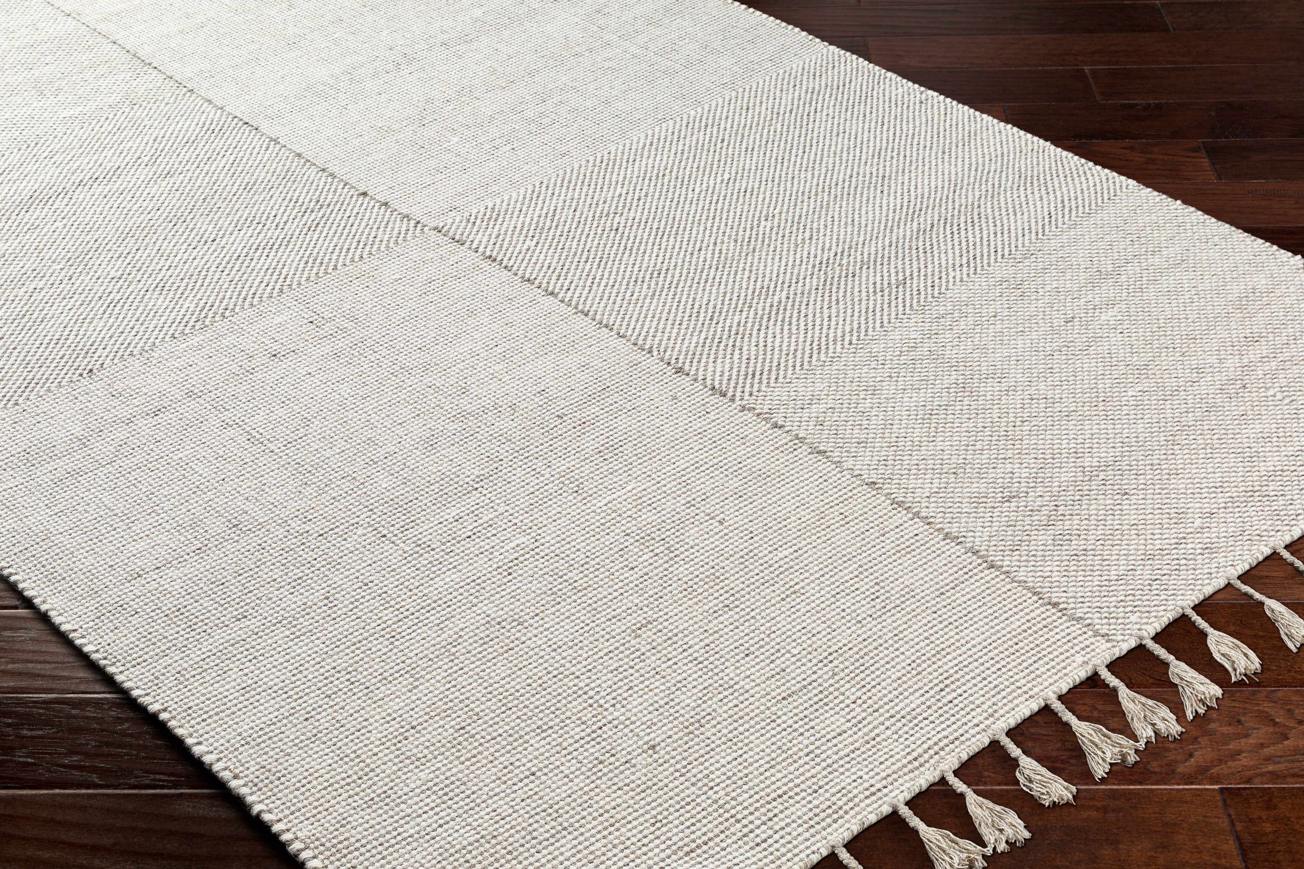 Abhay Beige Wool Area Rug - Clearance - Image 3