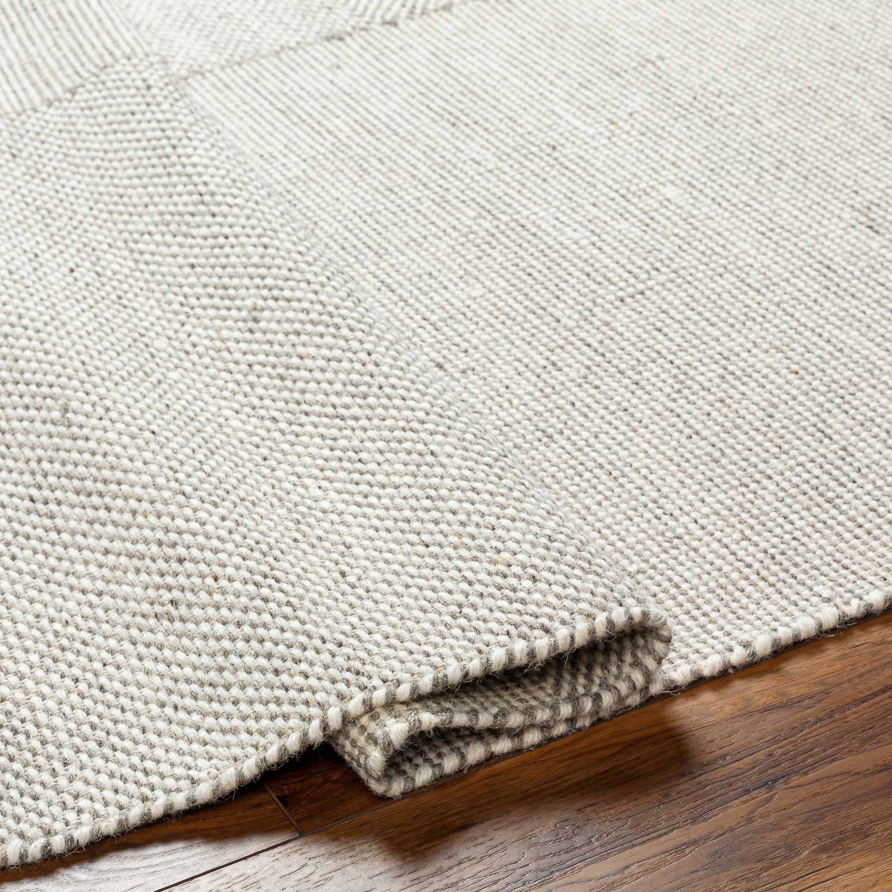 Abhay Beige Wool Area Rug - Clearance - Image 5