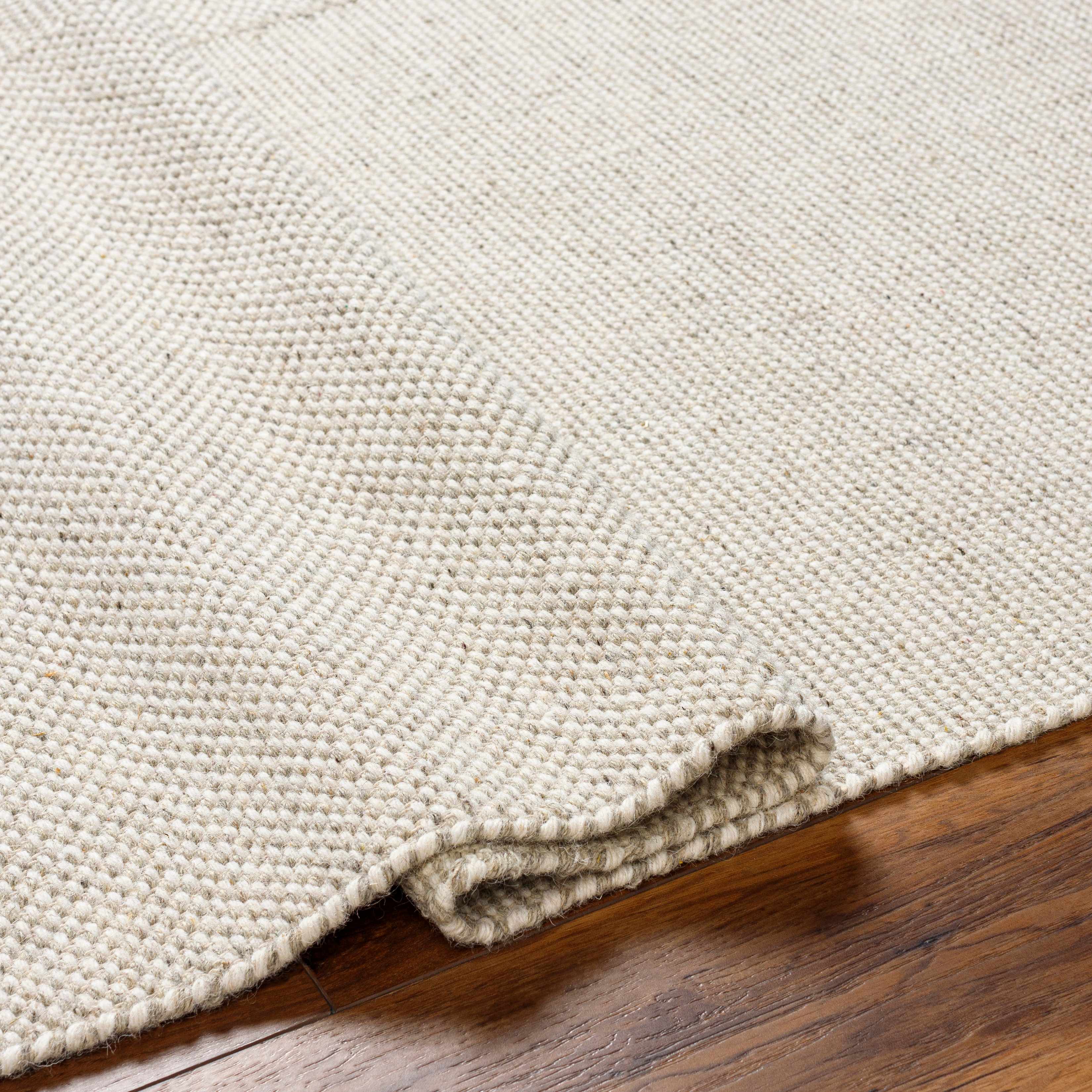 Abhay Cream Wool Area Rug - Clearance - Image 5