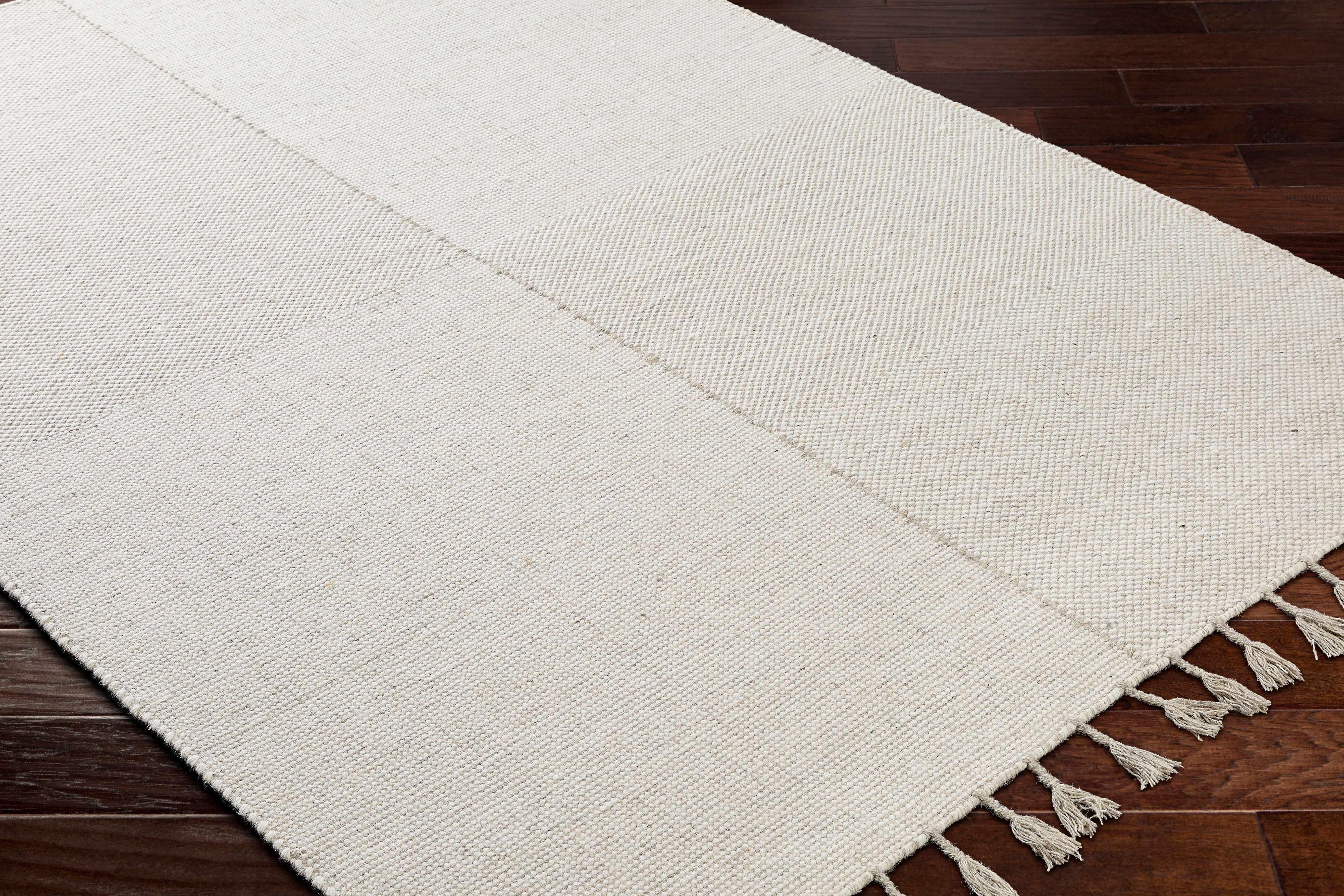 Abhay Cream Wool Area Rug - Clearance - Image 8