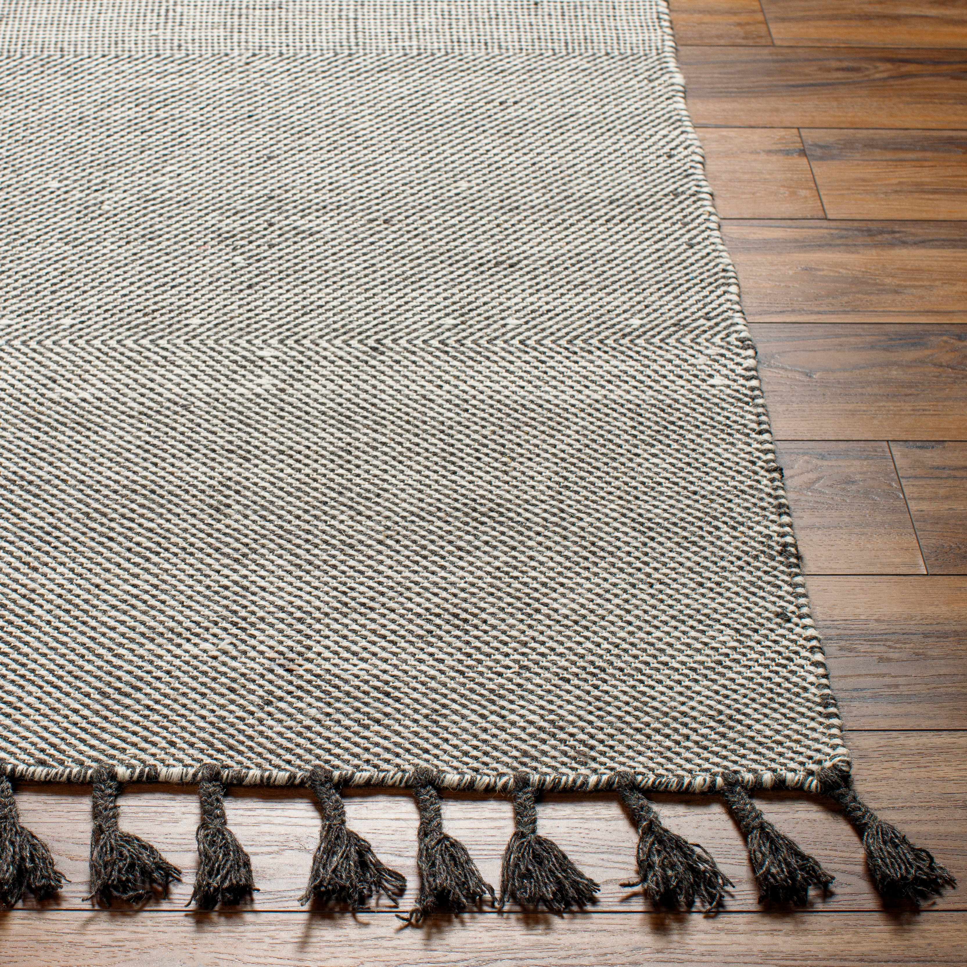 Abhay Gray Wool Area Rug - Clearance - Image 3