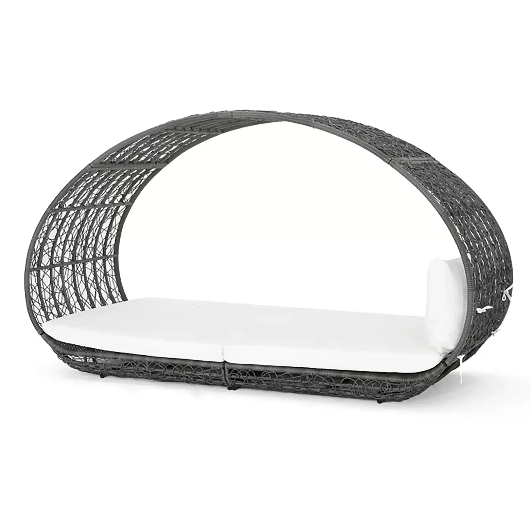 Abigal - Outdoor Wicker Daybed With Cushion - Image 2