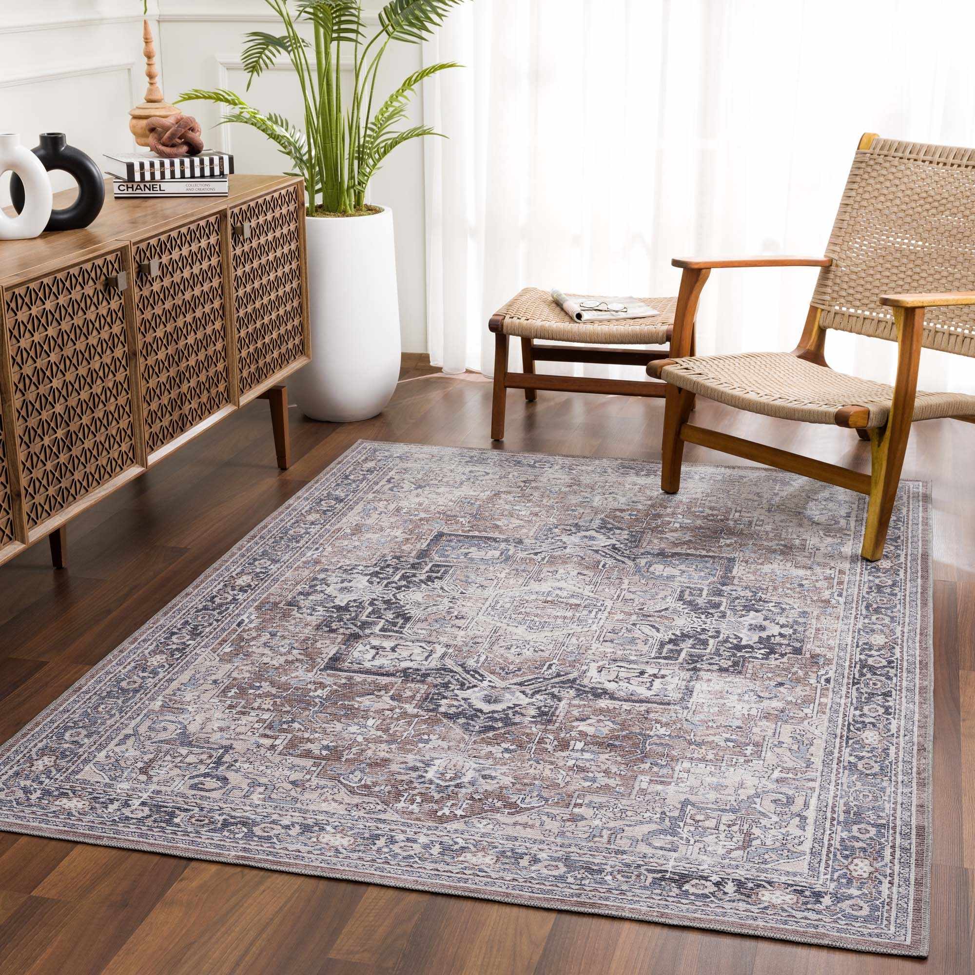Abner Washable Area Rug - Clearance - Image 2
