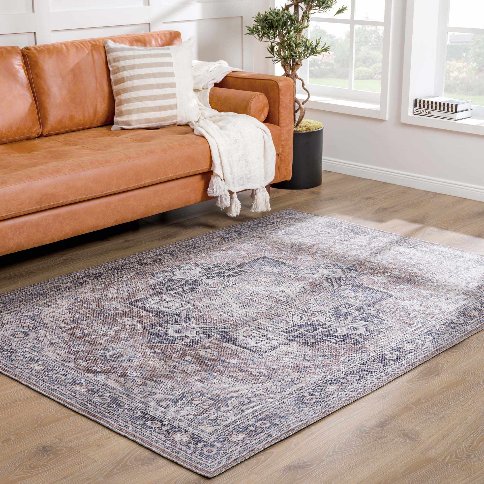 Abner Washable Area Rug - Clearance - Image 4