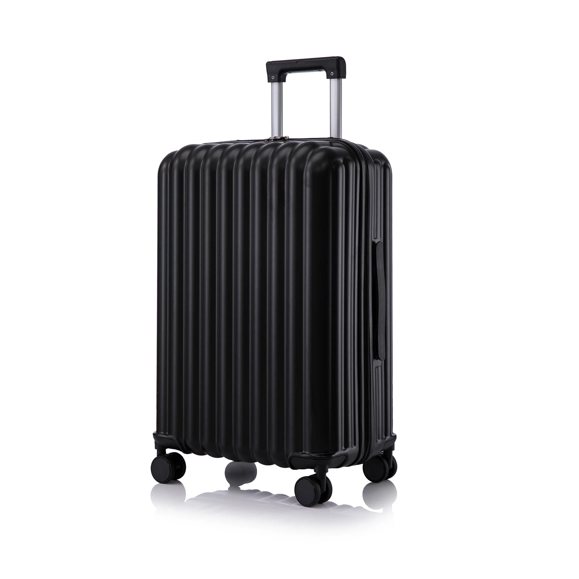 ABS Spinner Wheel Luggage Carry On Suitcase with Cup Holder and USB Port - Image 19