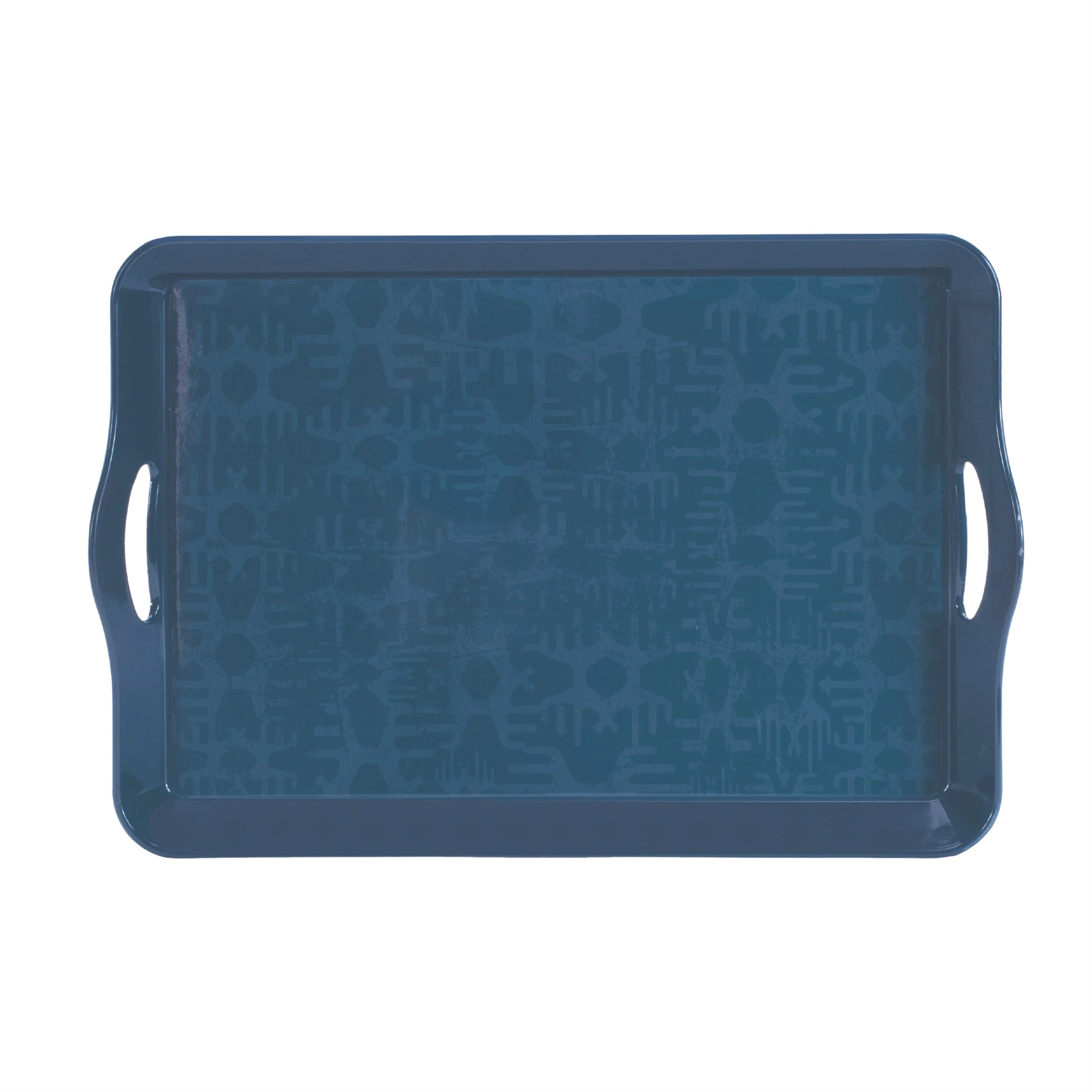 Abstract Geometric Print Tray 17"L - Image 2