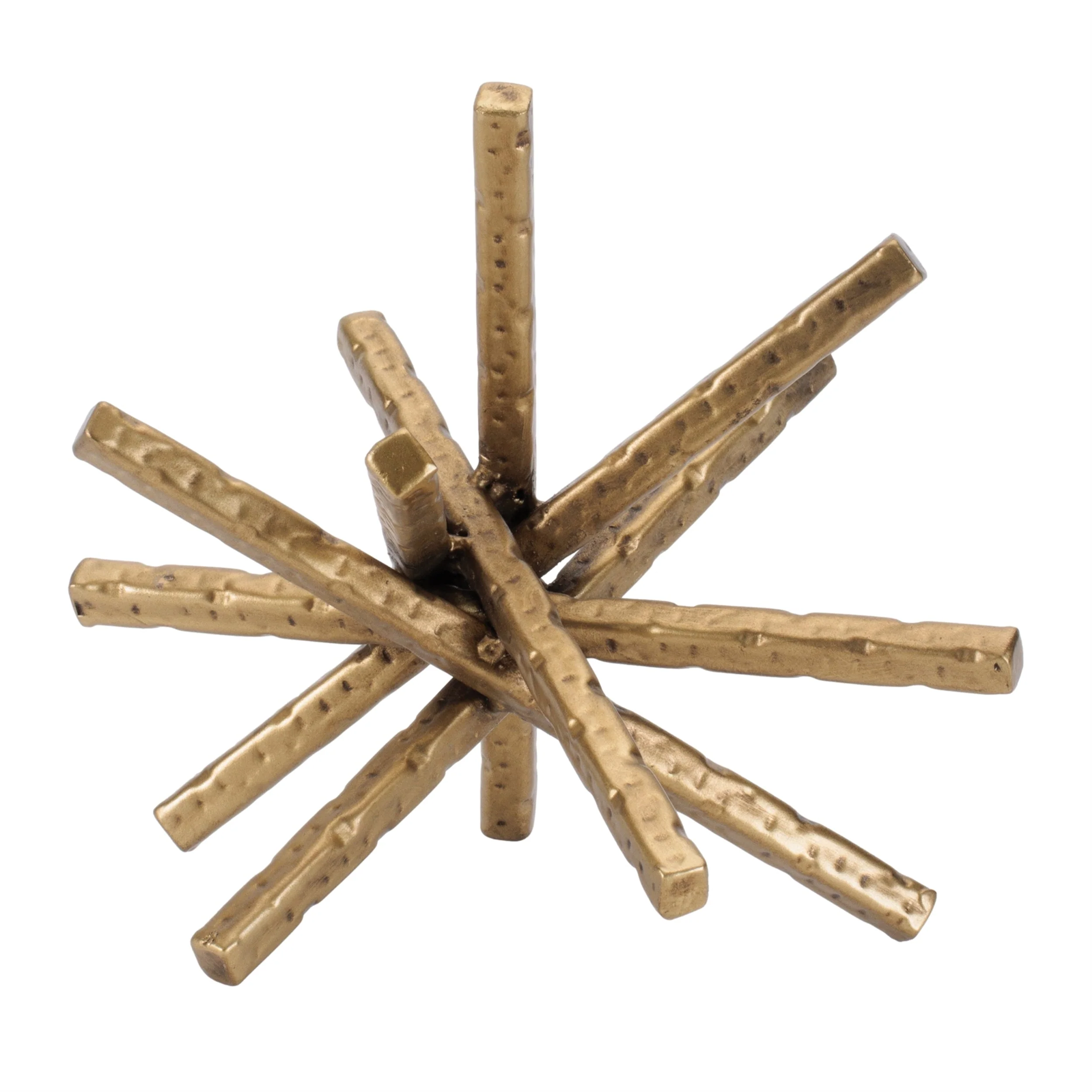 Abstract Textured Metal Sculpture (Set of 4) - Image 2