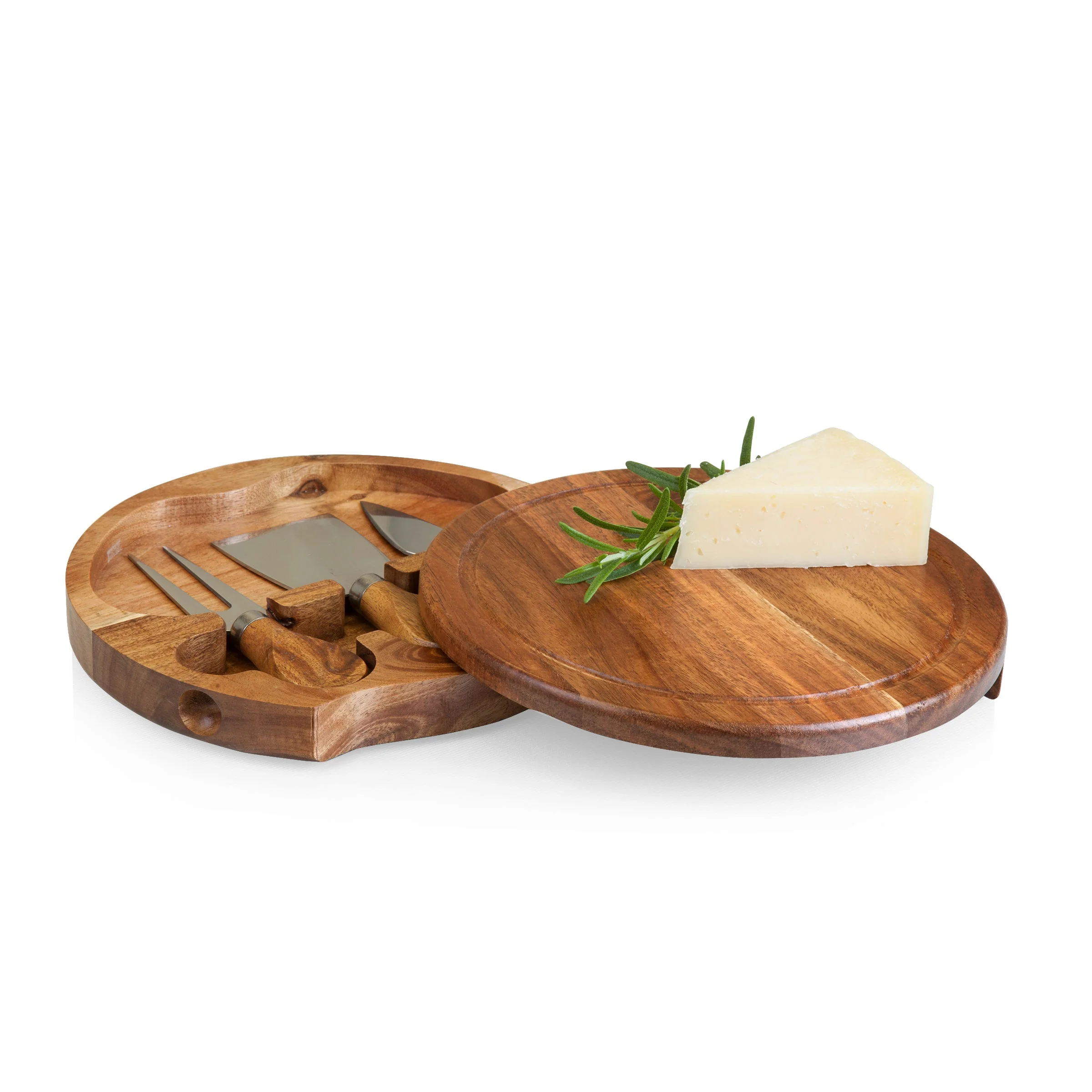 Acacia Brie Cheese Cutting Board & Tools Set - Image 10