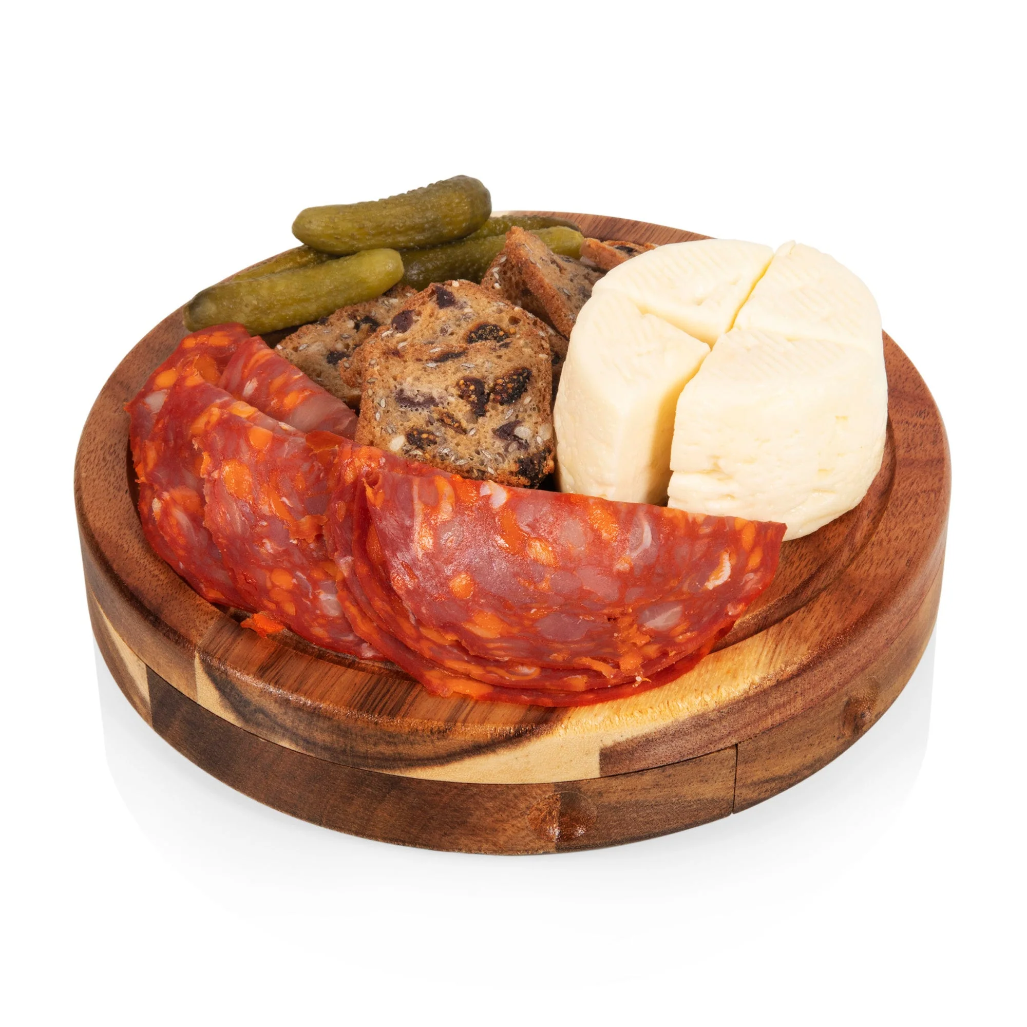 Acacia Brie Cheese Cutting Board & Tools Set - Image 12
