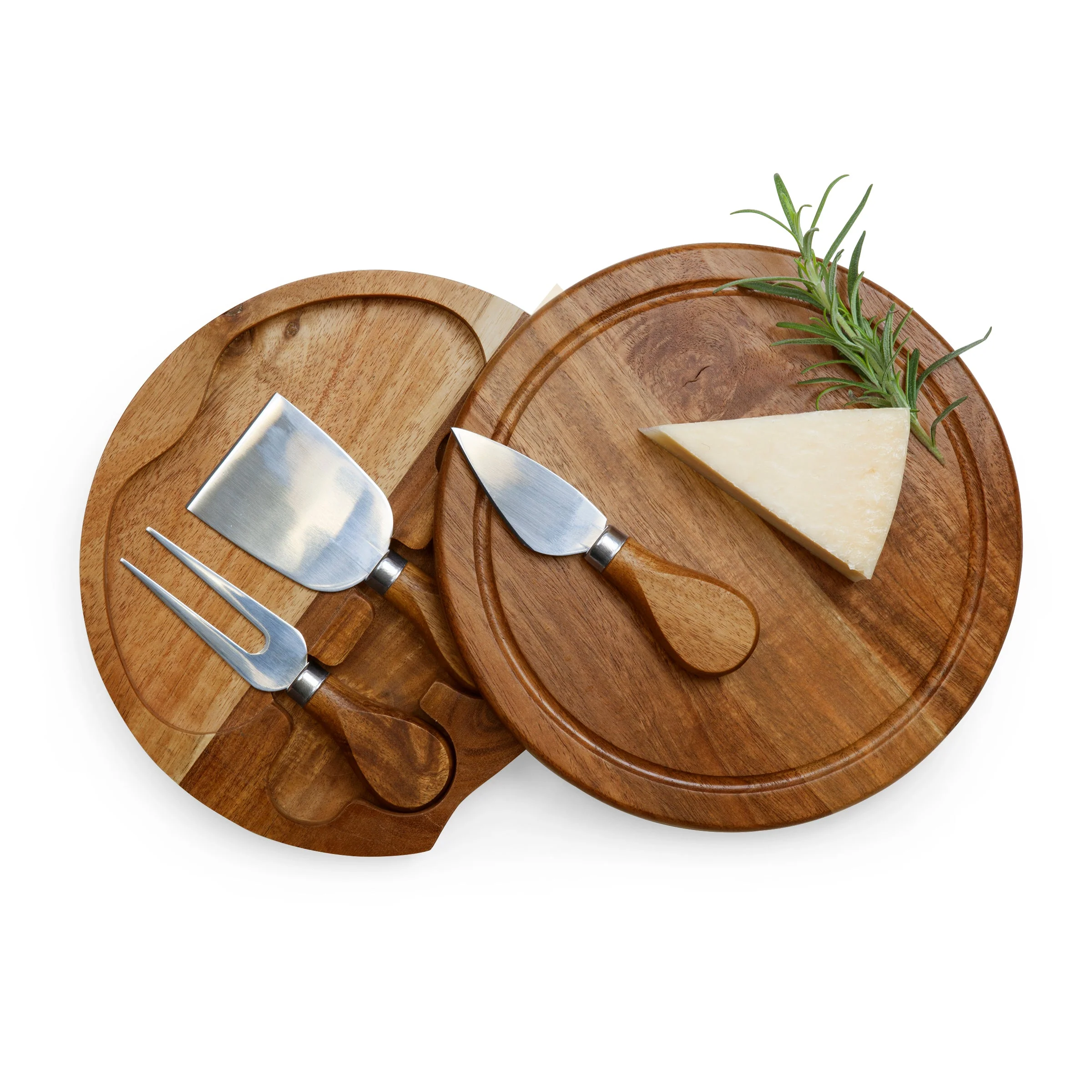 Acacia Brie Cheese Cutting Board & Tools Set - Image 8