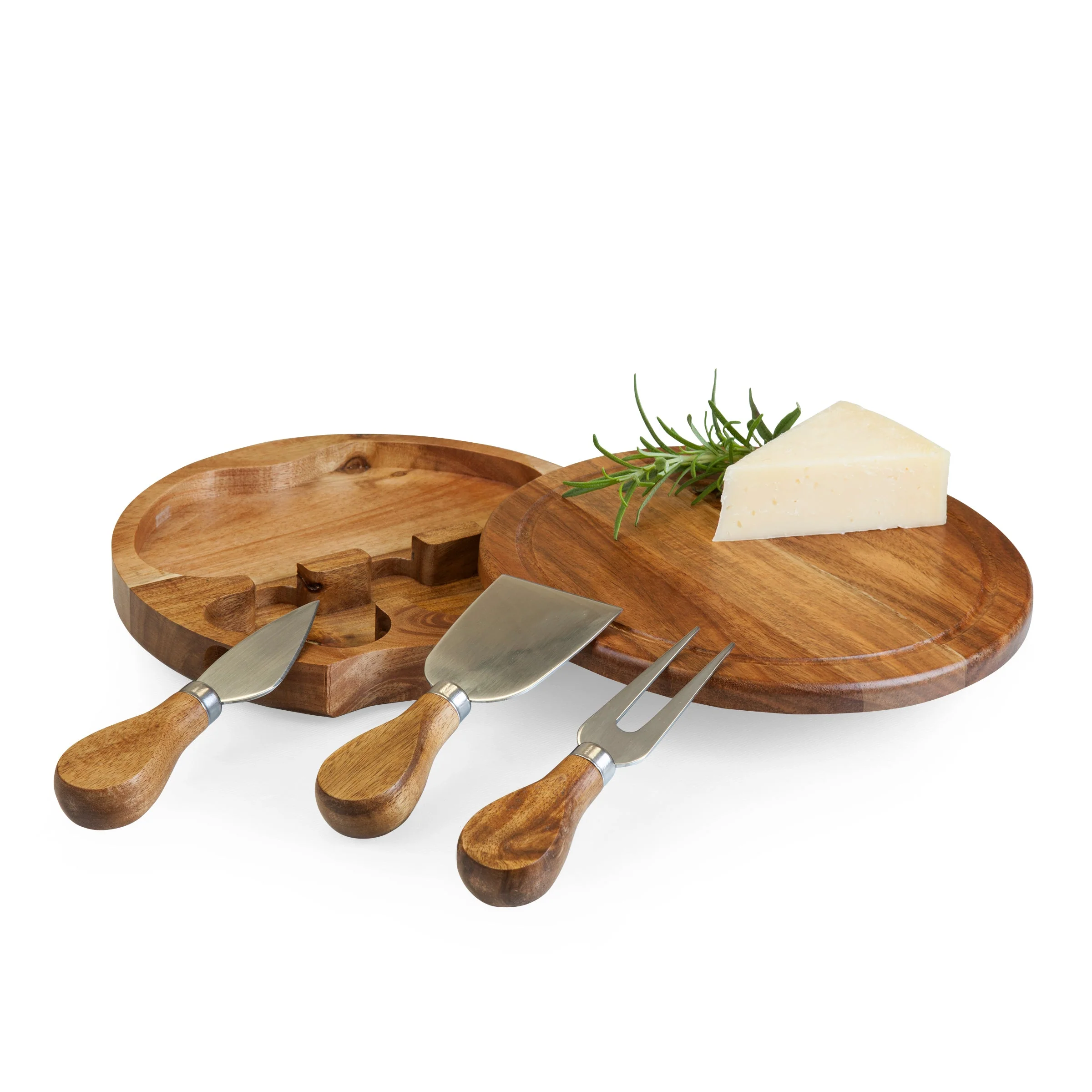 Acacia Brie Cheese Cutting Board & Tools Set - Image 9