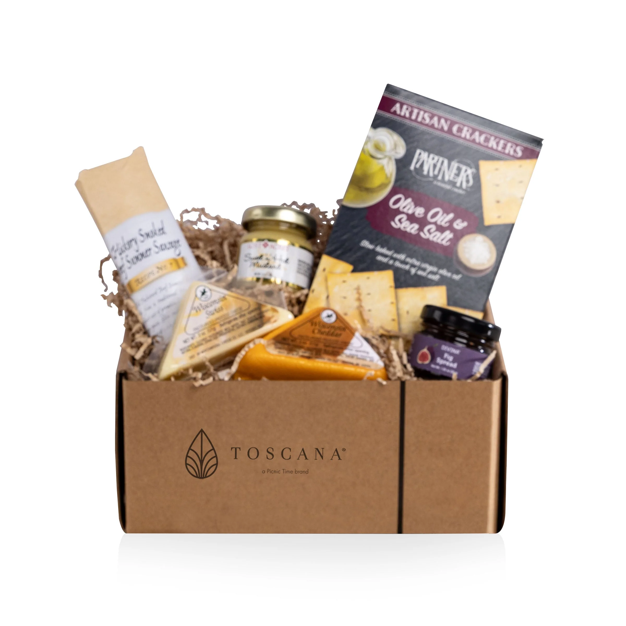 Acacia Circo Cheese Board with Gourmet Gift Pack - Image 4