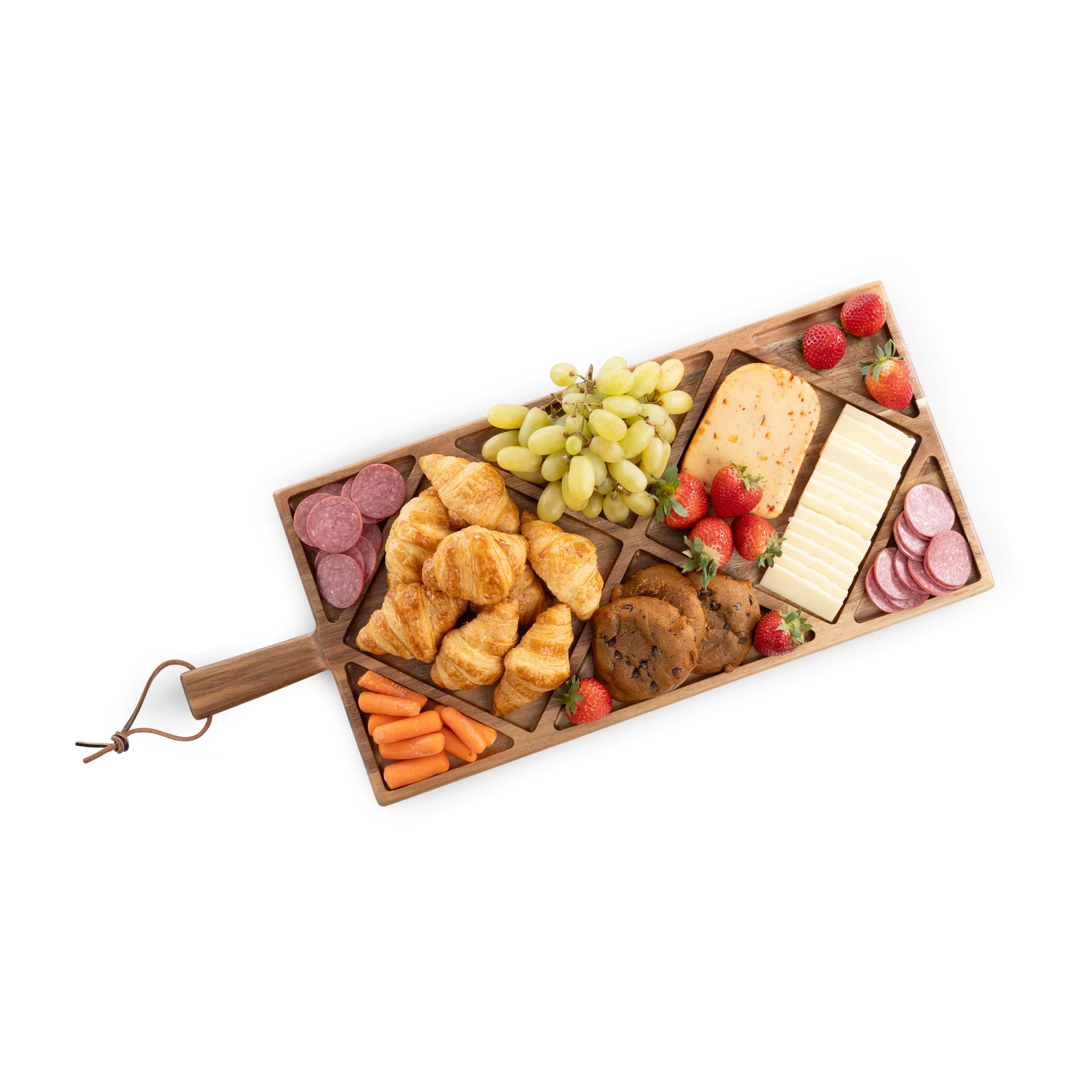 Acacia Grazing Charcuterie Sectioned Serving Board - Image 15