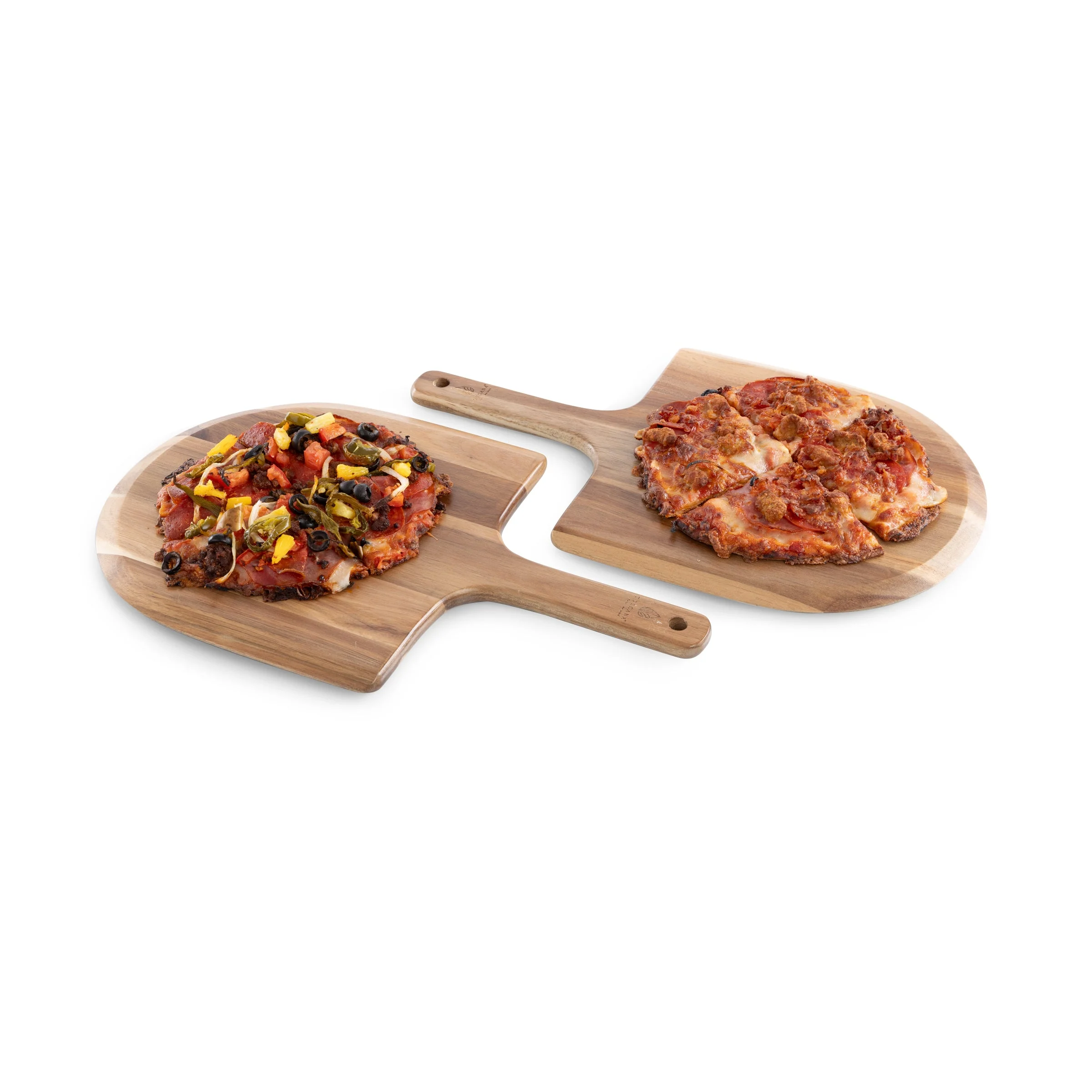 Acacia Personal Pizza Peel Serving Board Paddle Set of 2 - Image 10