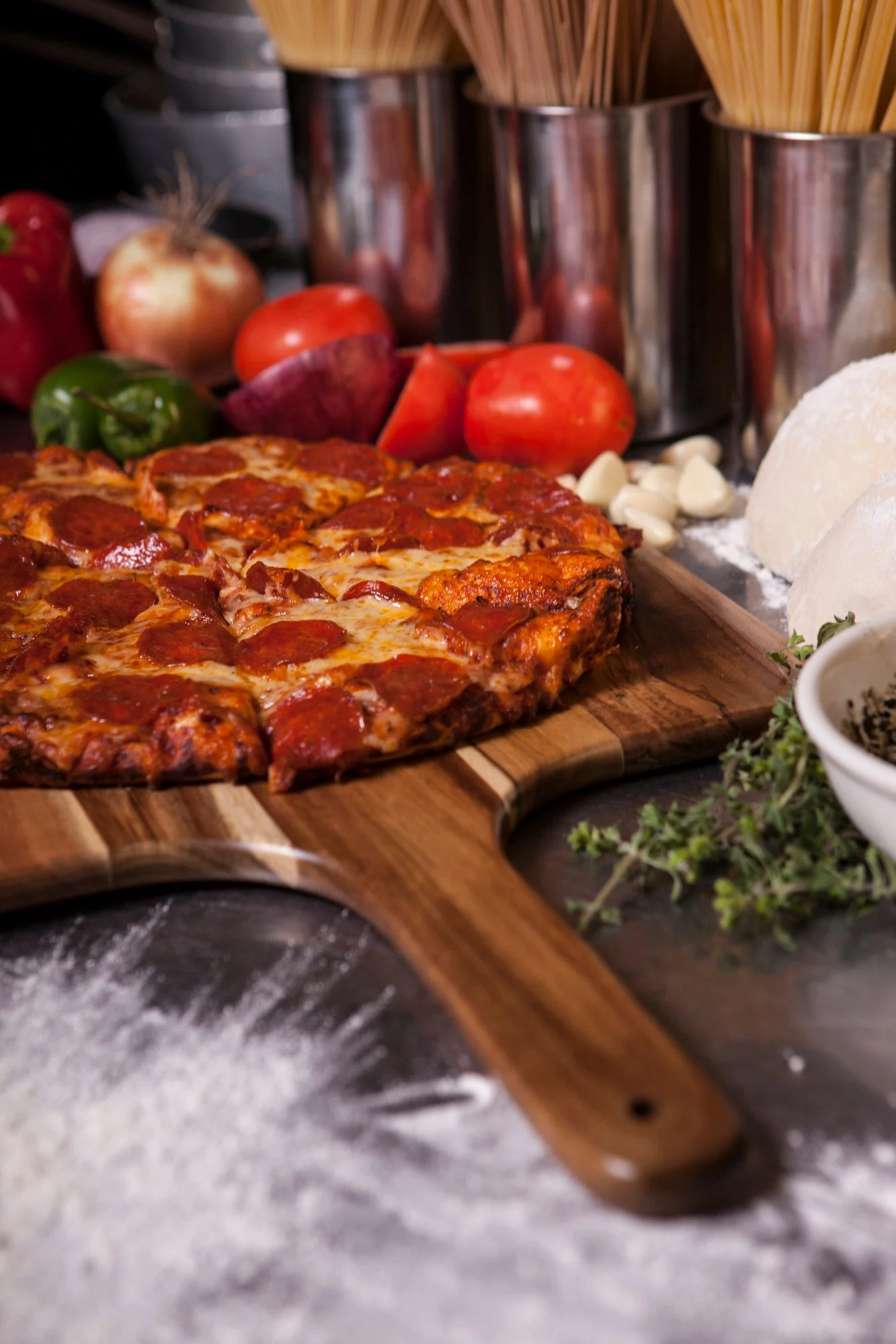 Acacia Pizza Peel Serving Paddle - Image 7