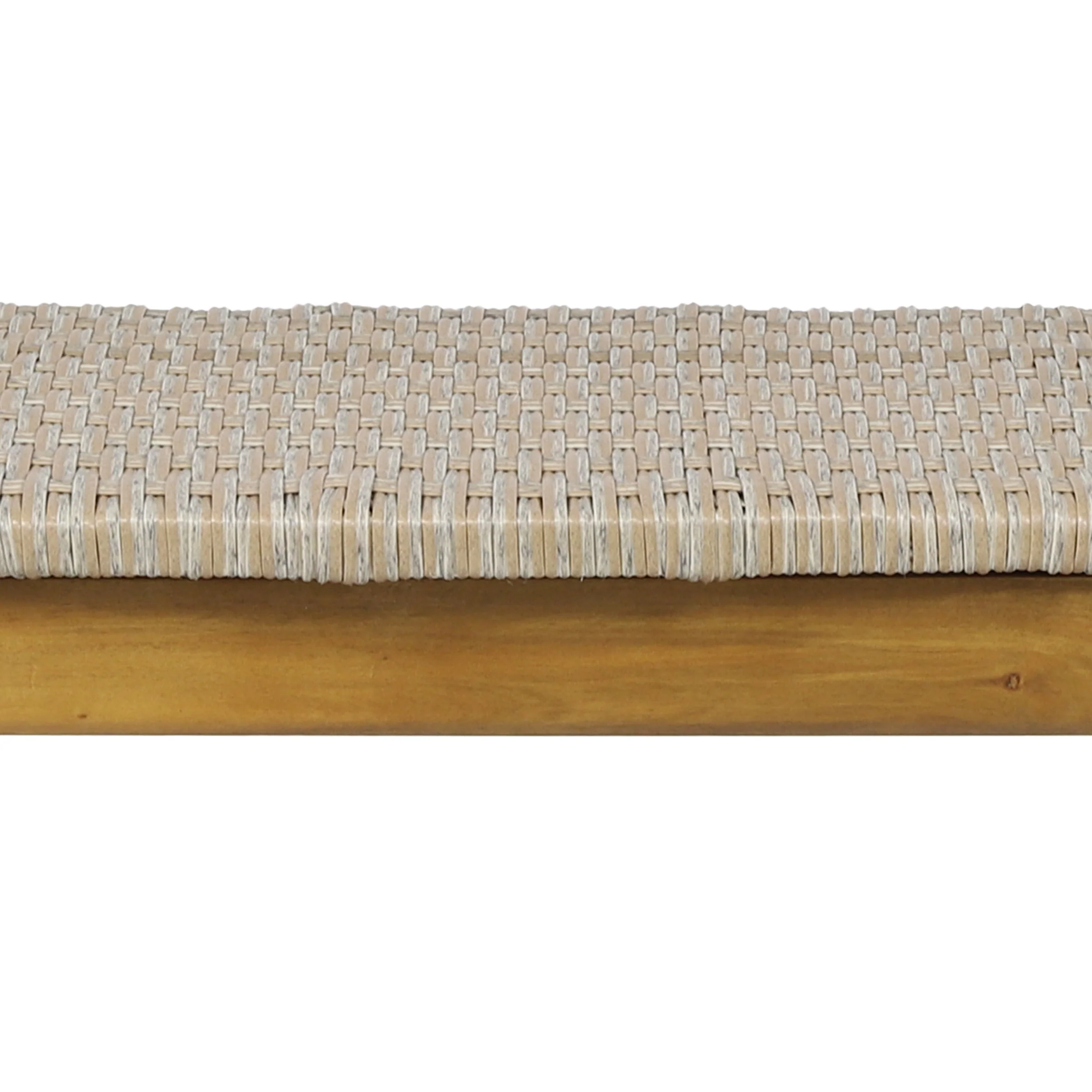 Acacia Wood Bench with 3 Seaters, Teak - Image 7