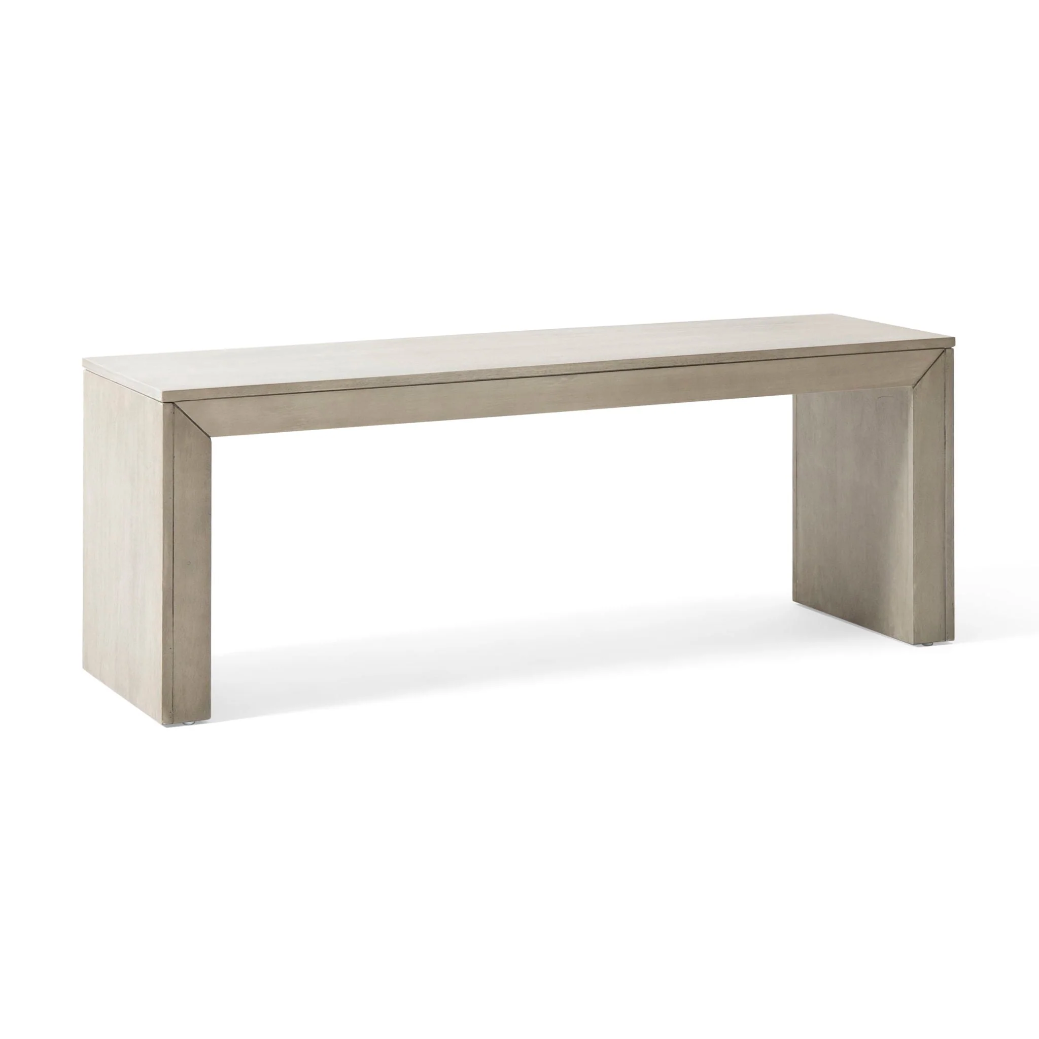 Acacia Wood Dining Bench, Farmhouse Style - Image 2