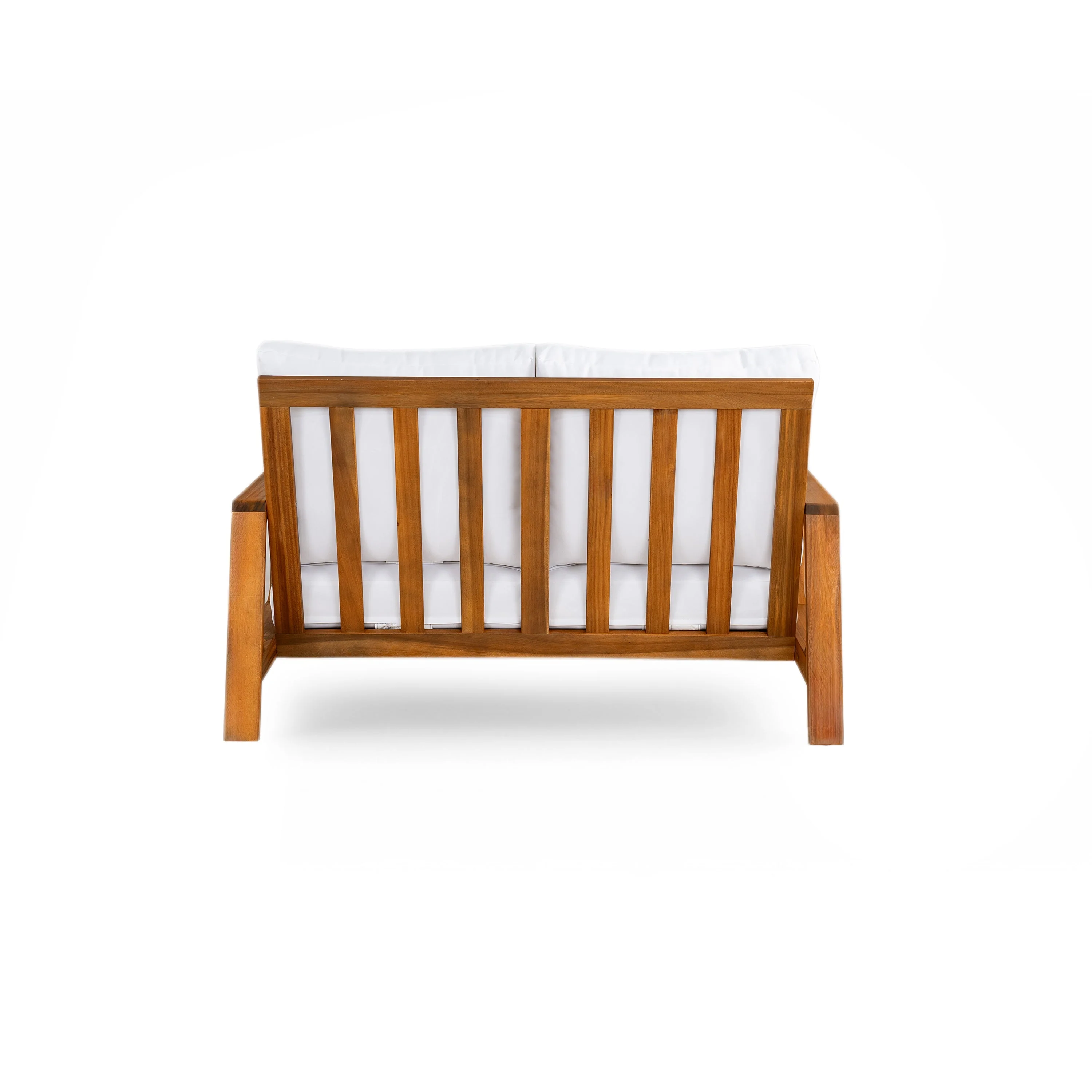 Acacia Wood Outdoor Sofa Set for 4 with Cushions and Coffee Table - Image 18