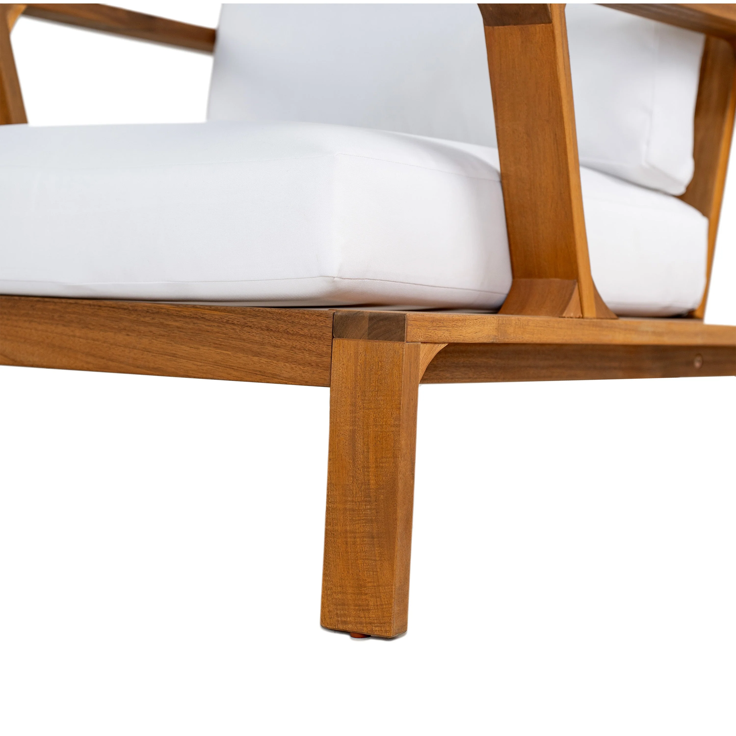 Acacia Wood Outdoor Sofa Set for 4 with Cushions and Coffee Table - Image 34