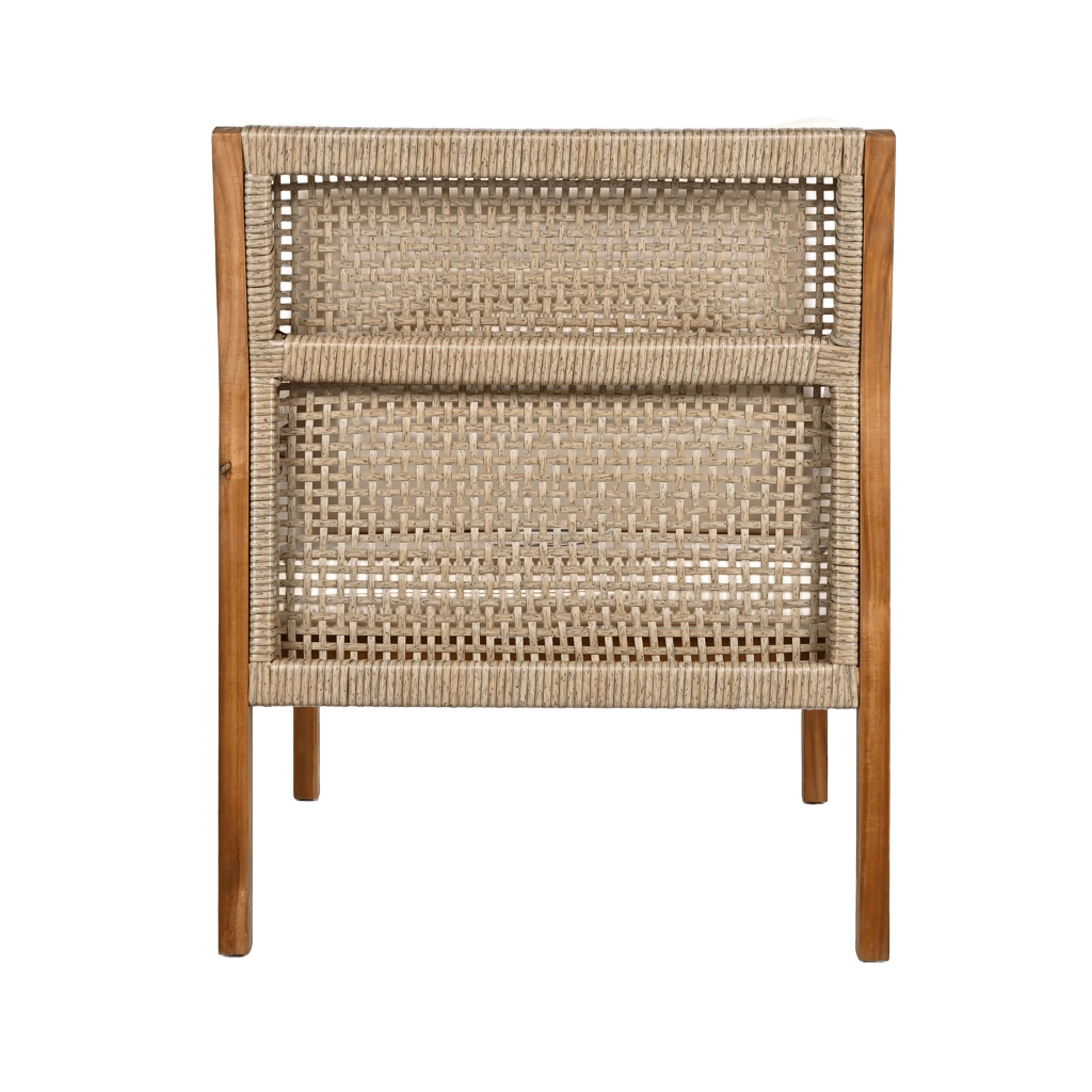 Acacia Wood Patio Furniture Club Chair - Image 10