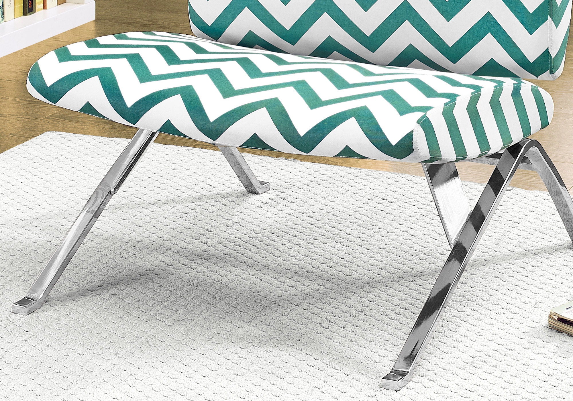 Accent Chair, Armless, Fabric, Living Room, Bedroom, Contemporary, Modern - Image 6
