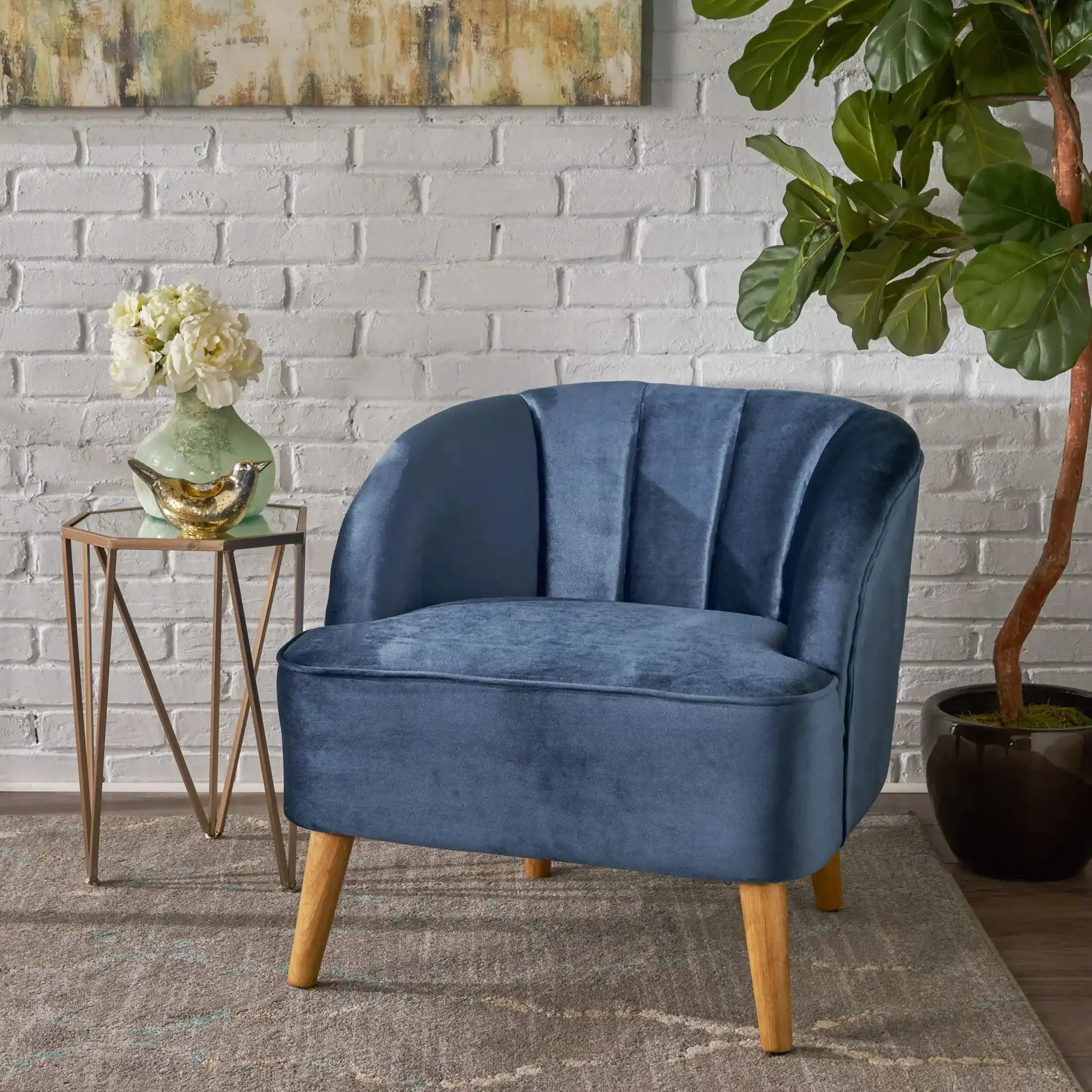 Accent Chair, Club Armchair, Modern Reading Chair - Image 6