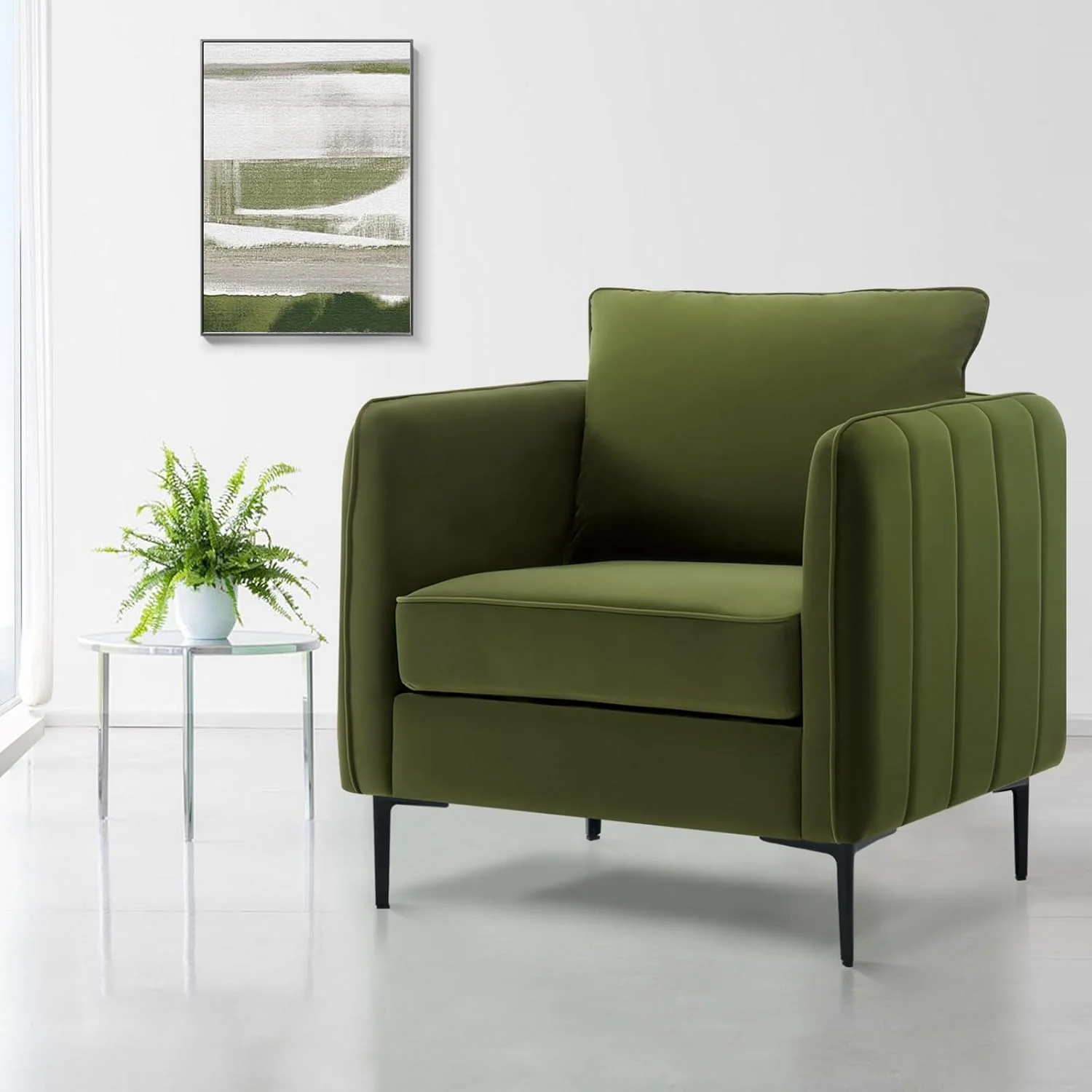 Accent Chair With Pillow For Living Room - Image 6