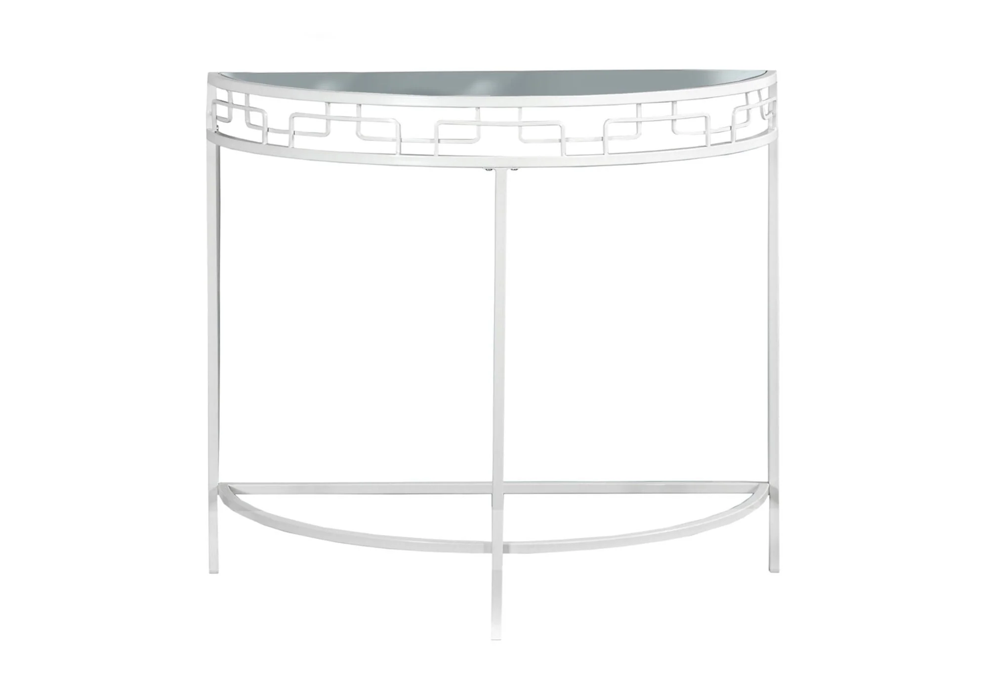 Accent Console Table For Entryway, Contemporary And Modern - White - Image 2