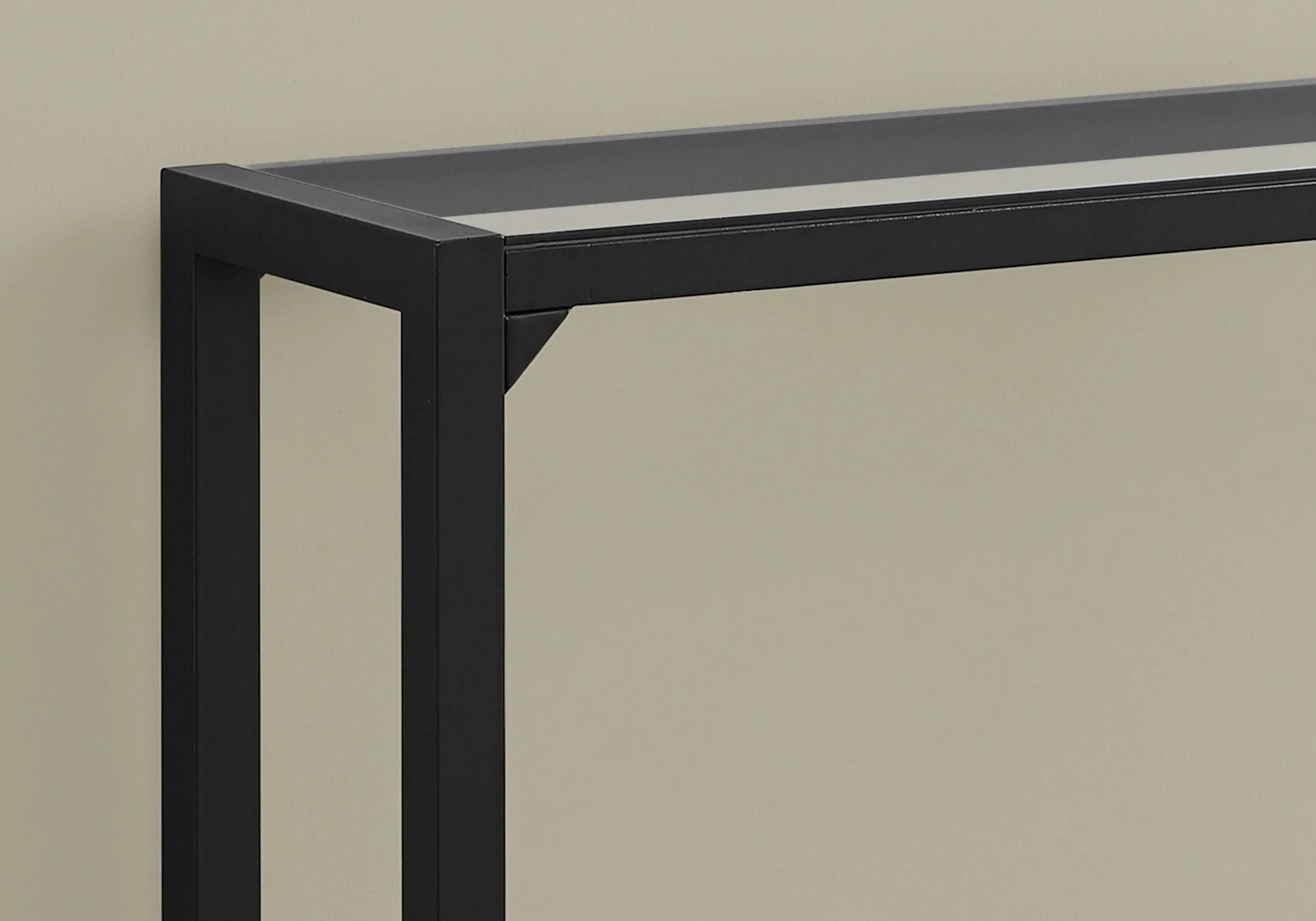 Accent Console Table For Entryway Contemporary - Black - Image 2
