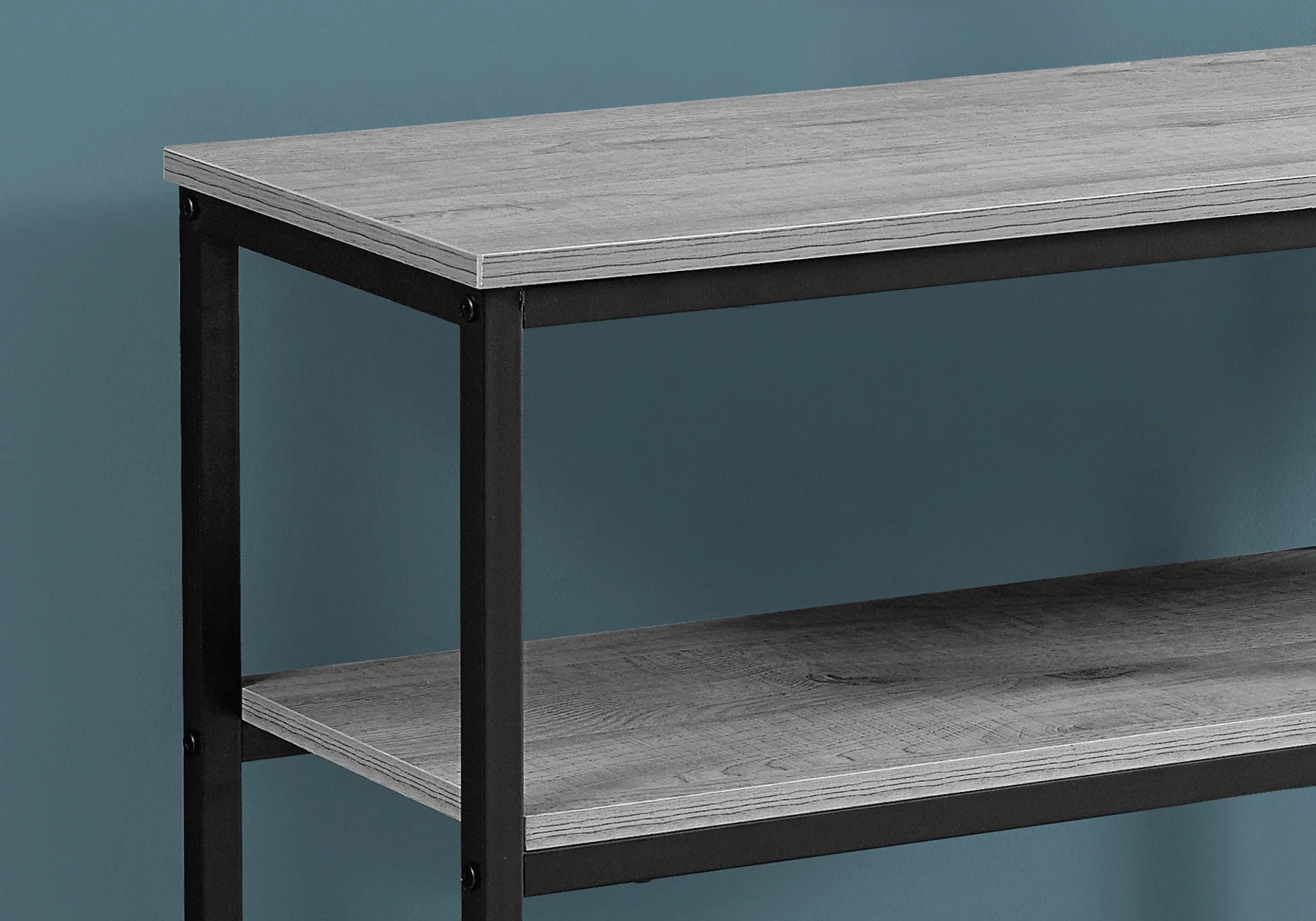 Accent Console Table For Entryway, Contemporary & Convenient Design - Gray - Image 3