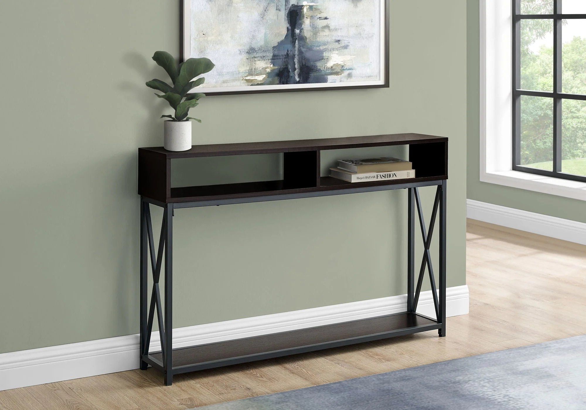 Accent Console Table For Entryway, Contemporary Design - Image 3