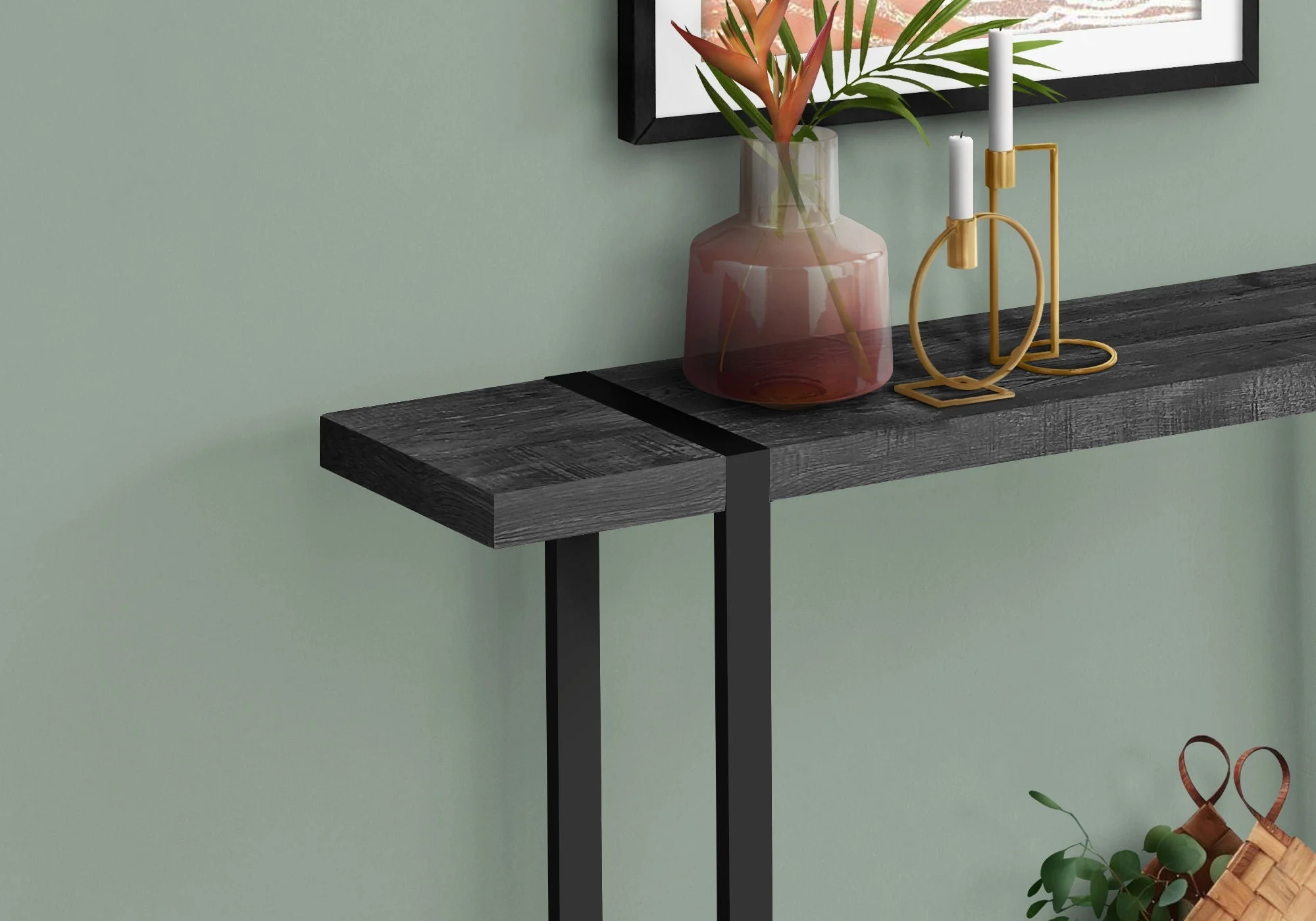 Accent Console Table For Entryway, Design Style - Image 5