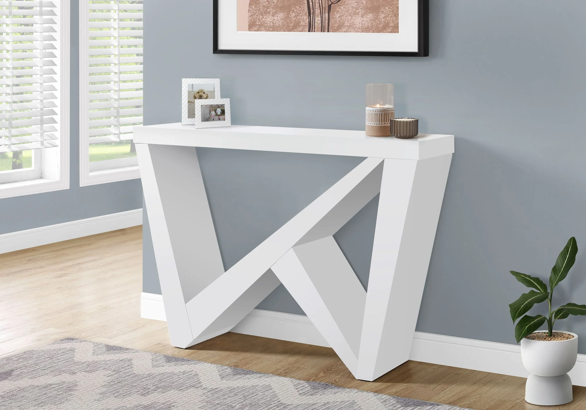 Accent Console Table For Entryway, Durable Construction - Image 12
