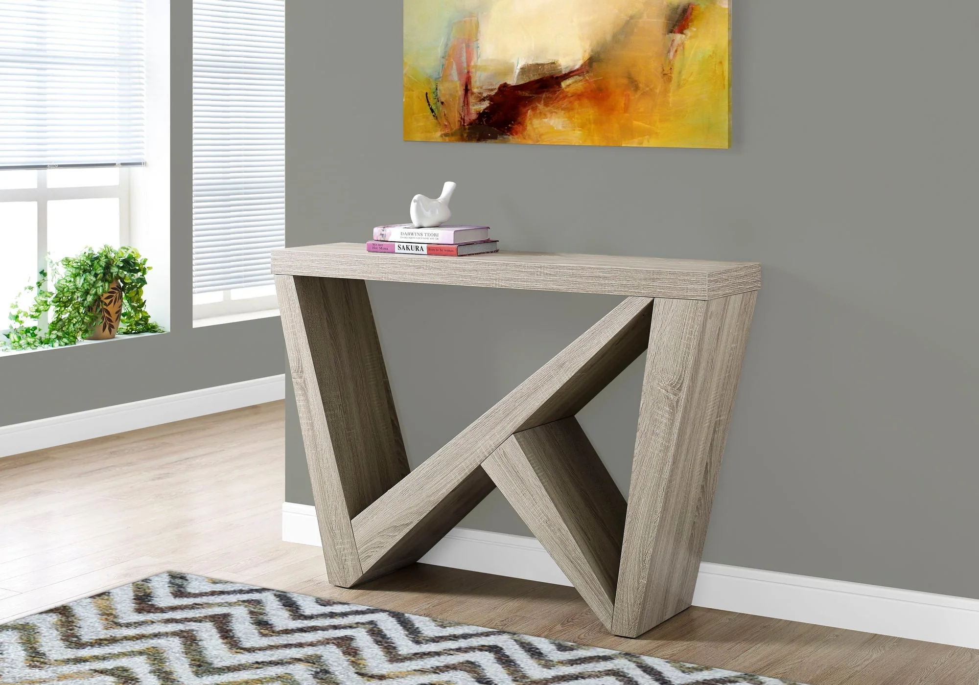 Accent Console Table For Entryway, Durable Construction - Image 5