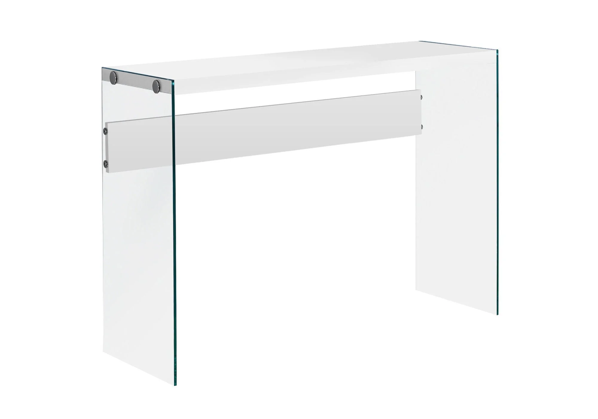 Accent Console Table For Entryway, Glossy Spacious Surface - Image 2