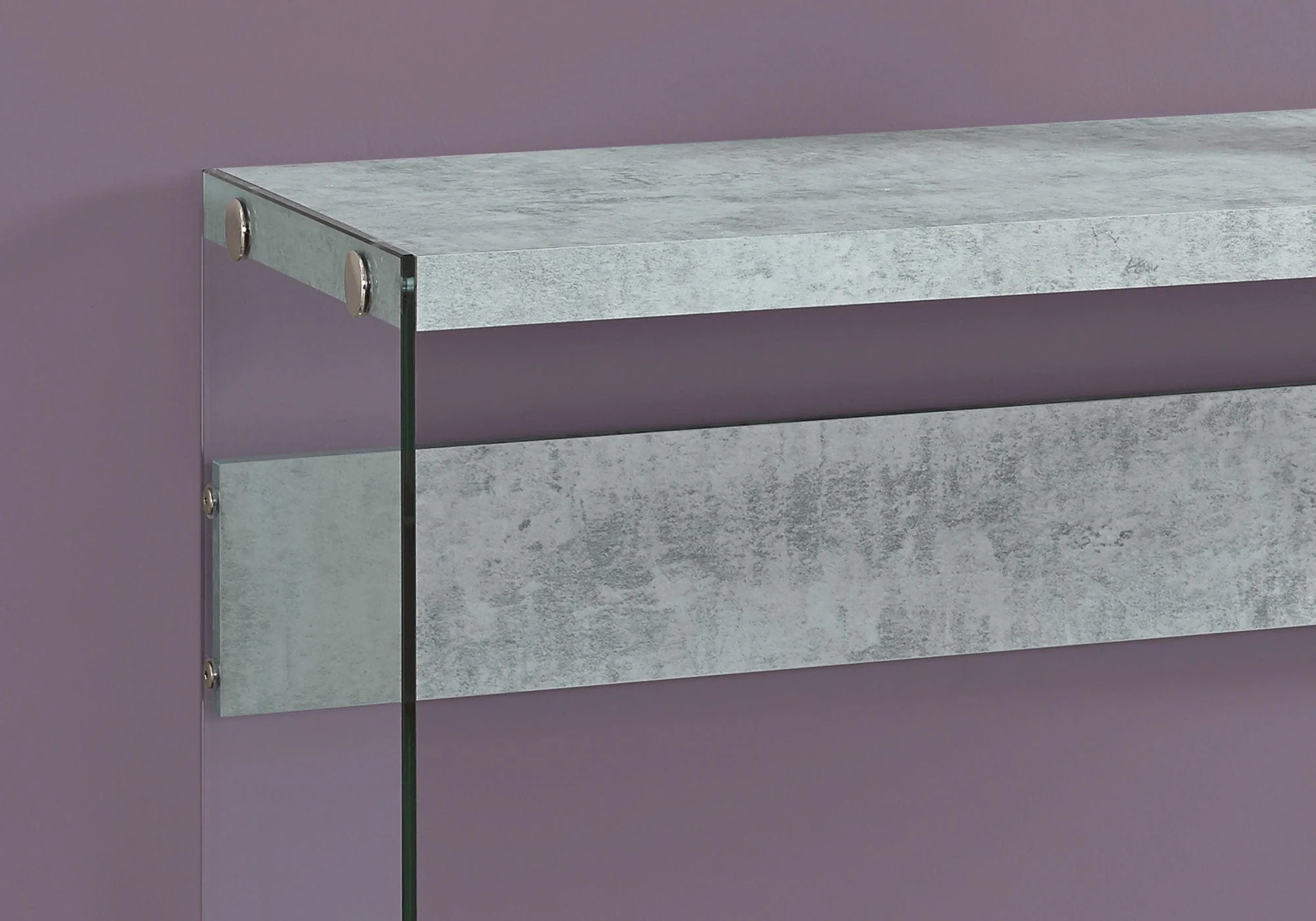 Accent Console Table For Entryway, Glossy Spacious Surface - Image 5
