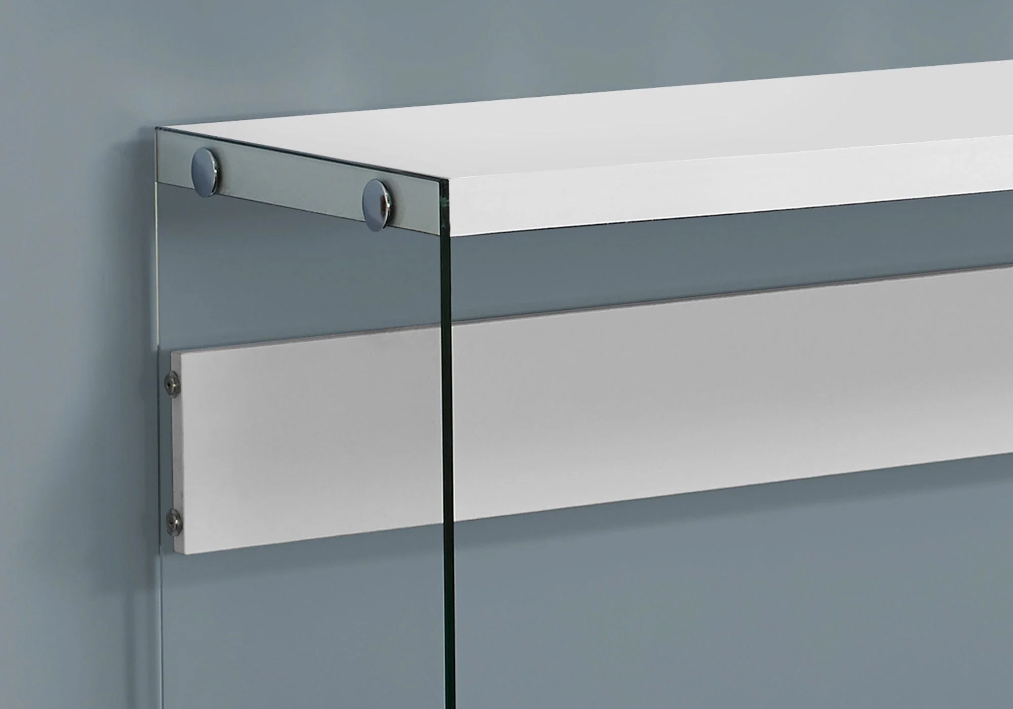 Accent Console Table For Entryway, Glossy Spacious Surface - Image 8