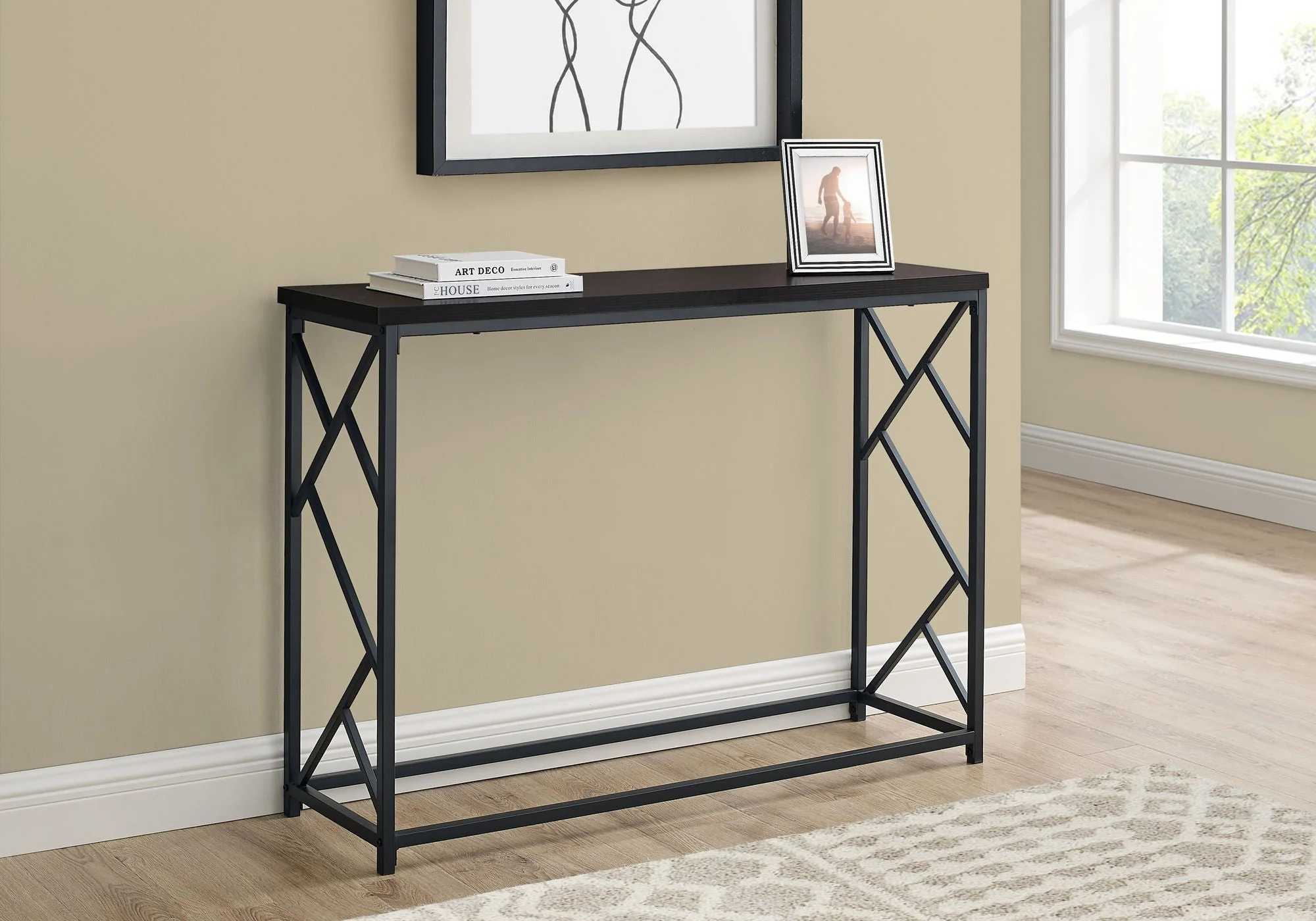 Accent Console Table For Entryway, Modern Design - Image 2