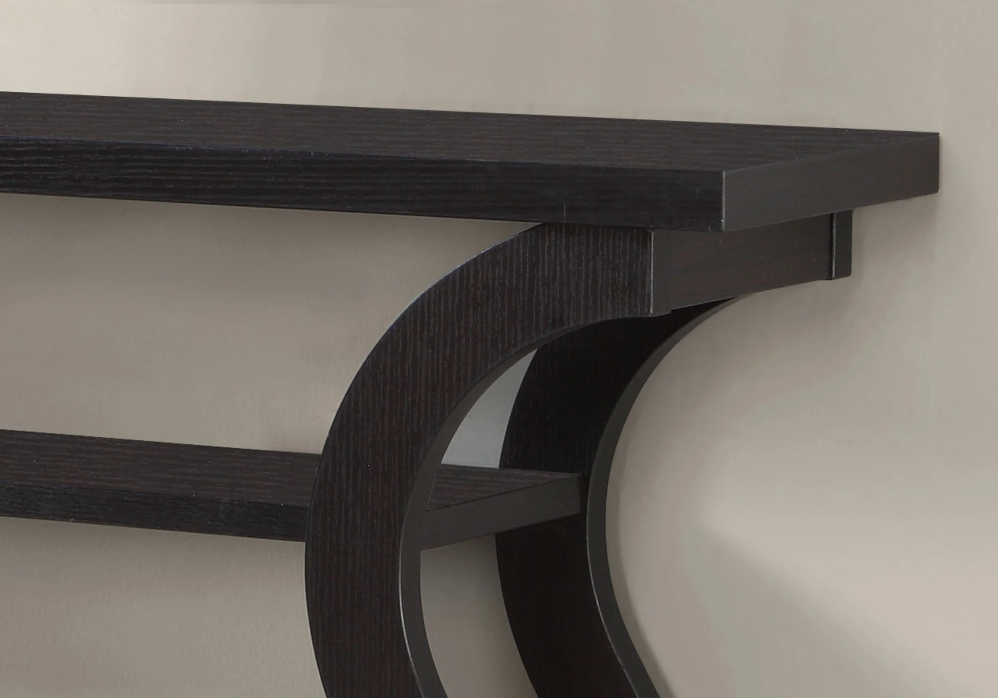 Accent Console Table For Entryway, Unique Curved Design - Image 11