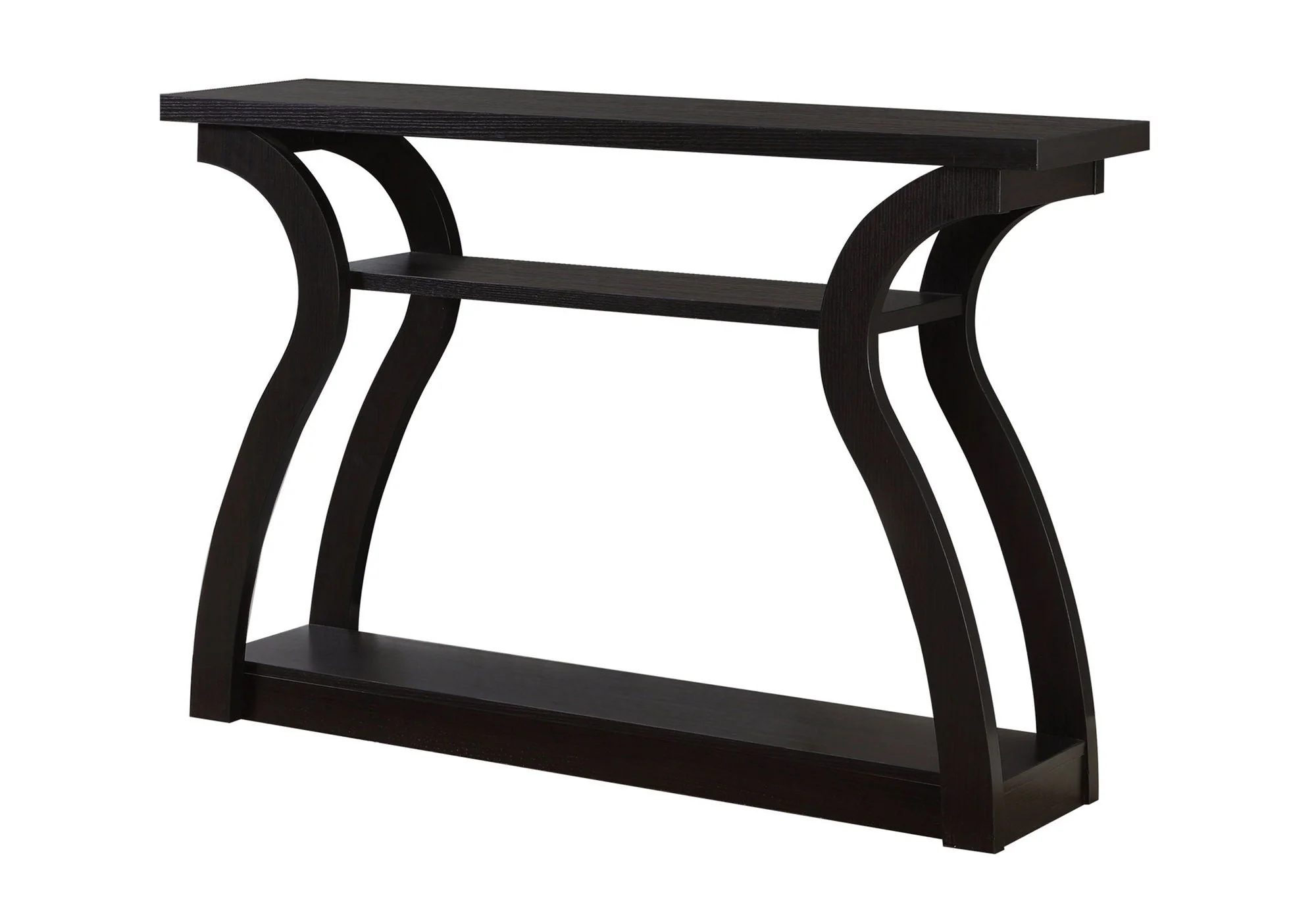 Accent Console Table For Entryway, Unique Curved Design - Image 2