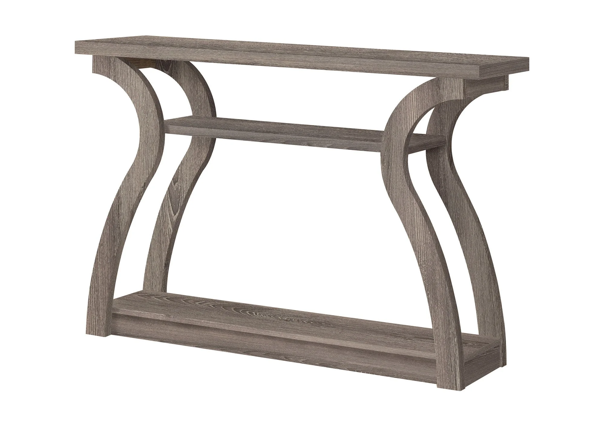 Accent Console Table For Entryway, Unique Curved Design - Image 3