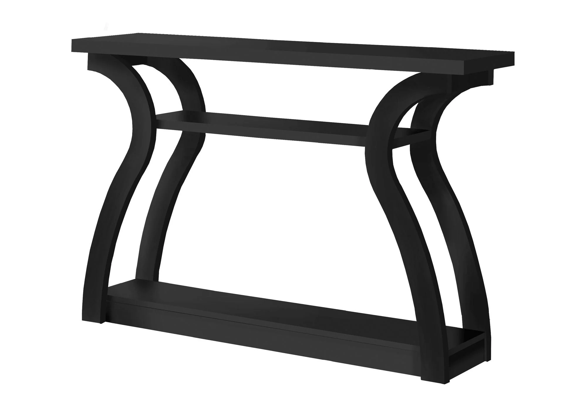 Accent Console Table For Entryway, Unique Curved Design - Image 4