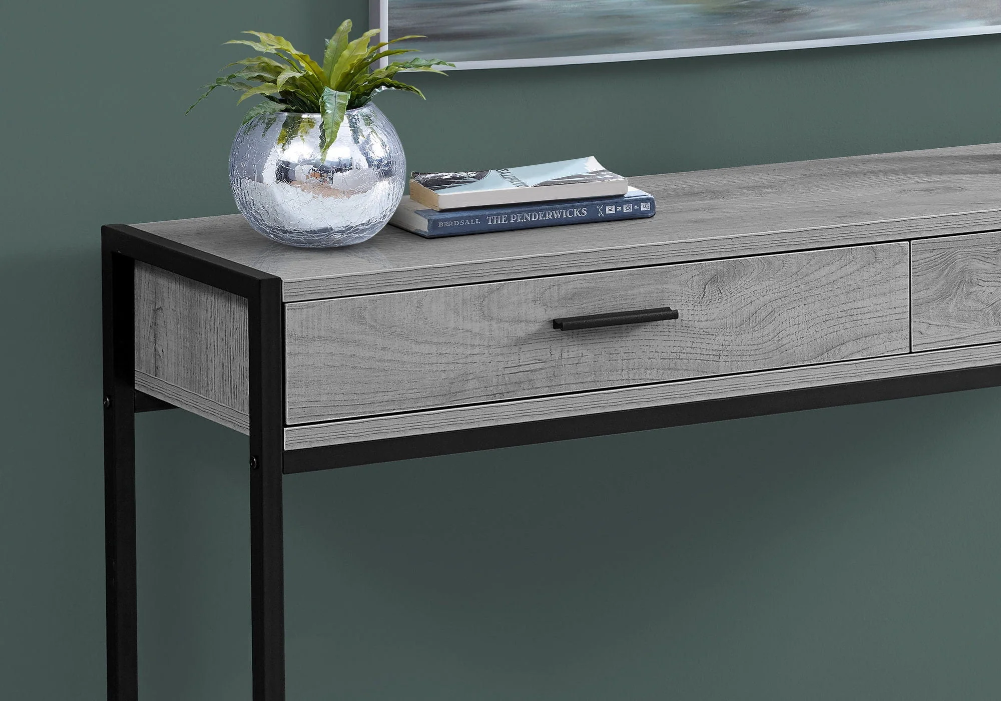 Accent Console Table for Entryway with Storage Drawers – Contemporary & Modern - Image 12