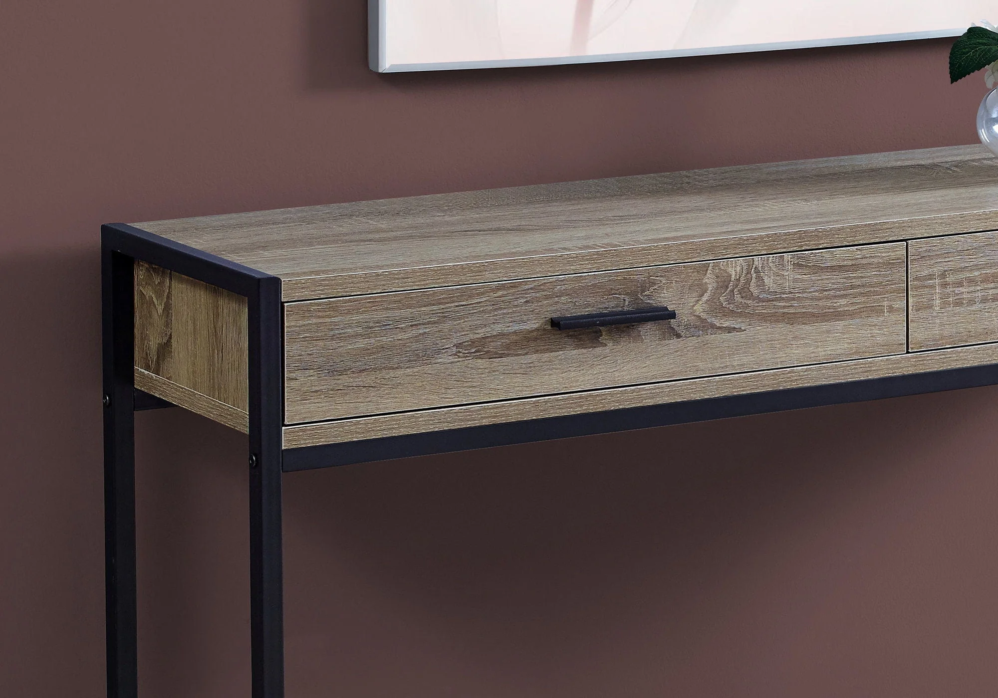 Accent Console Table for Entryway with Storage Drawers – Contemporary & Modern - Image 9