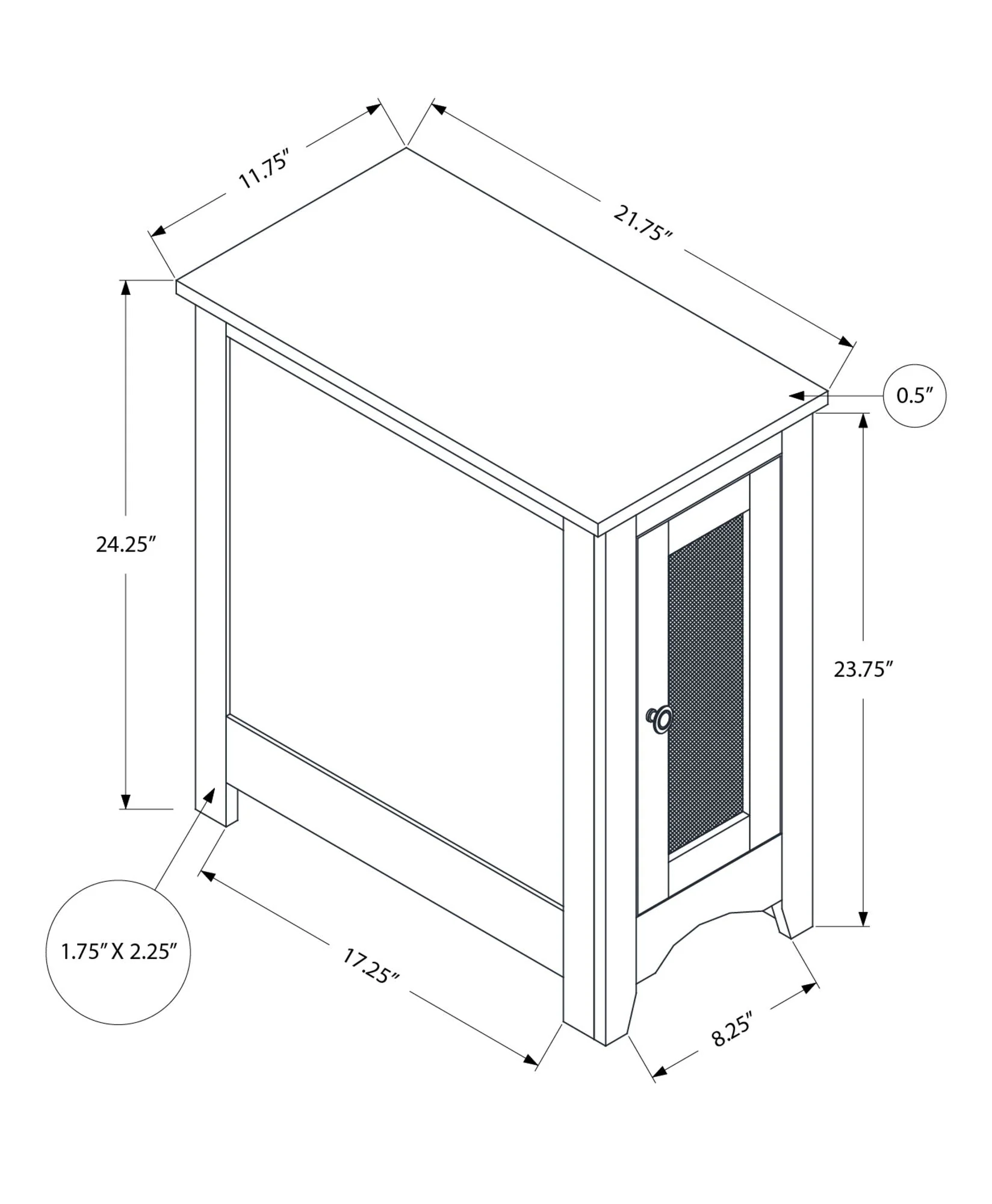 Accent End Table Transitional Versatile Design - Image 6
