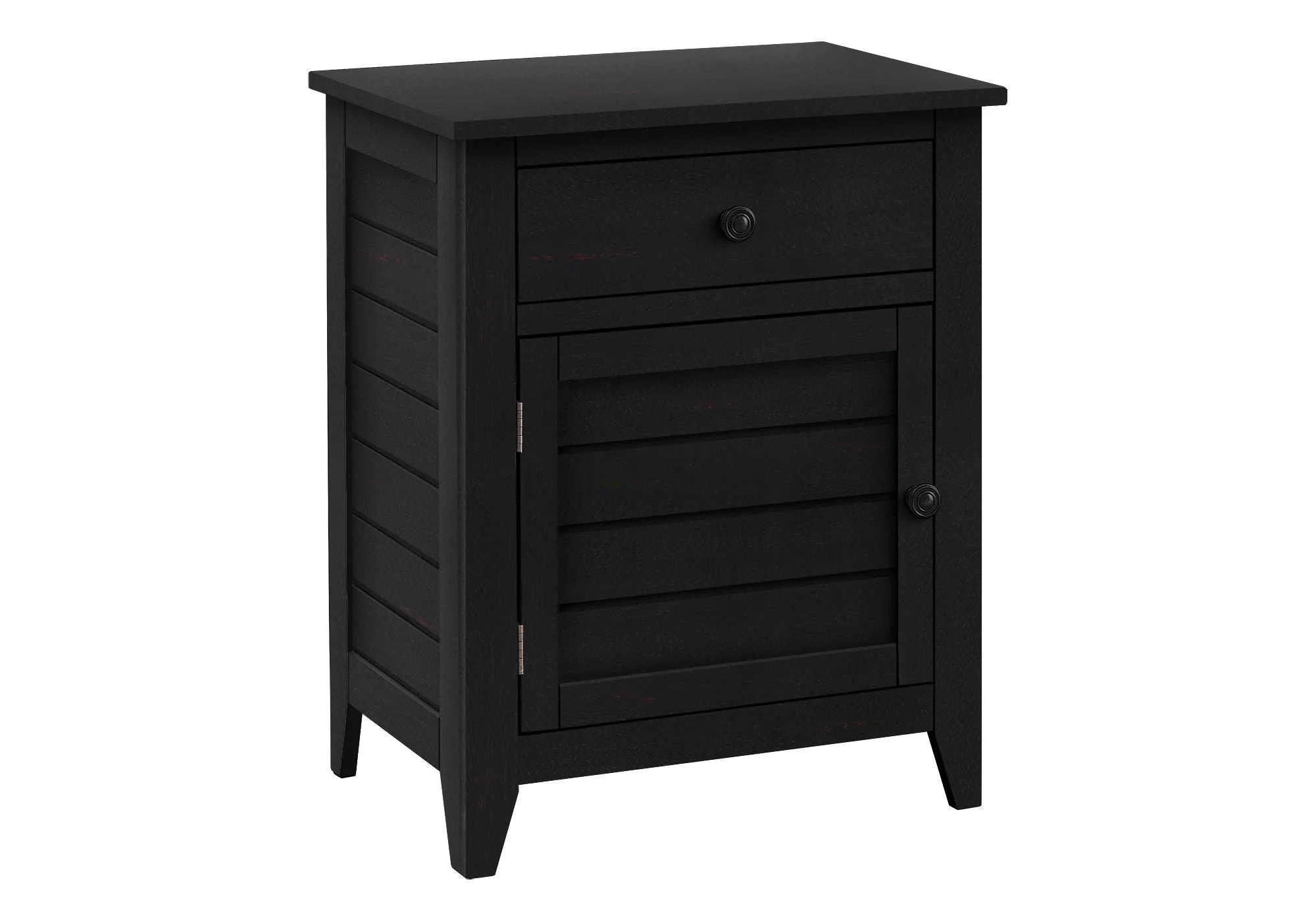Accent Nightstand, Storage Drawer, Transitional - Image 11