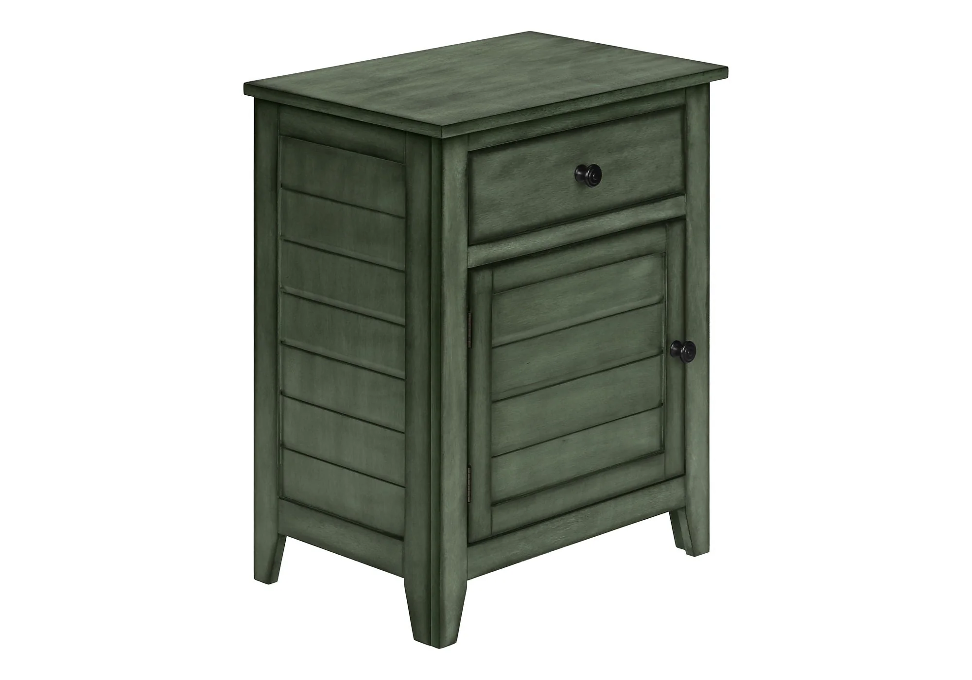 Accent Nightstand, Storage Drawer, Transitional - Image 6