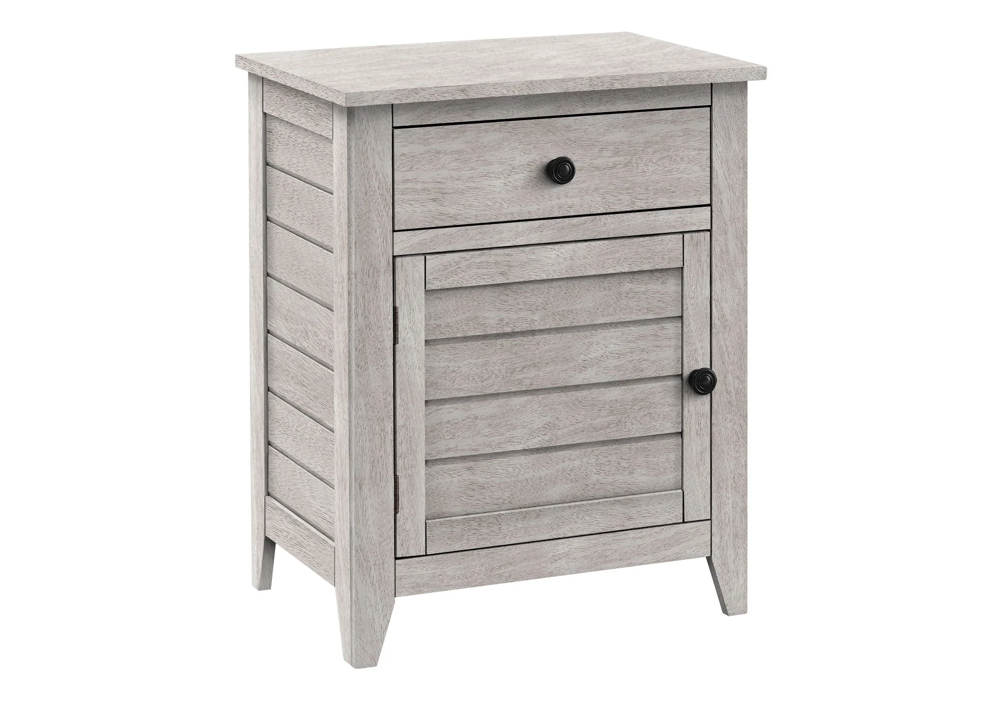 Accent Nightstand, Storage Drawer, Transitional - Image 9